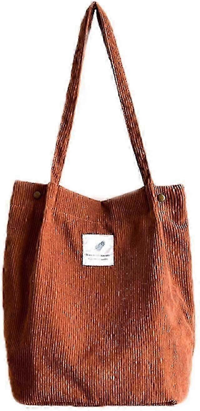 حقيبة حمل سروال قصير - حقائب يد كتف نسائية من Wantgor حقيبة تسوق ذات سعة كبيرة (بني)