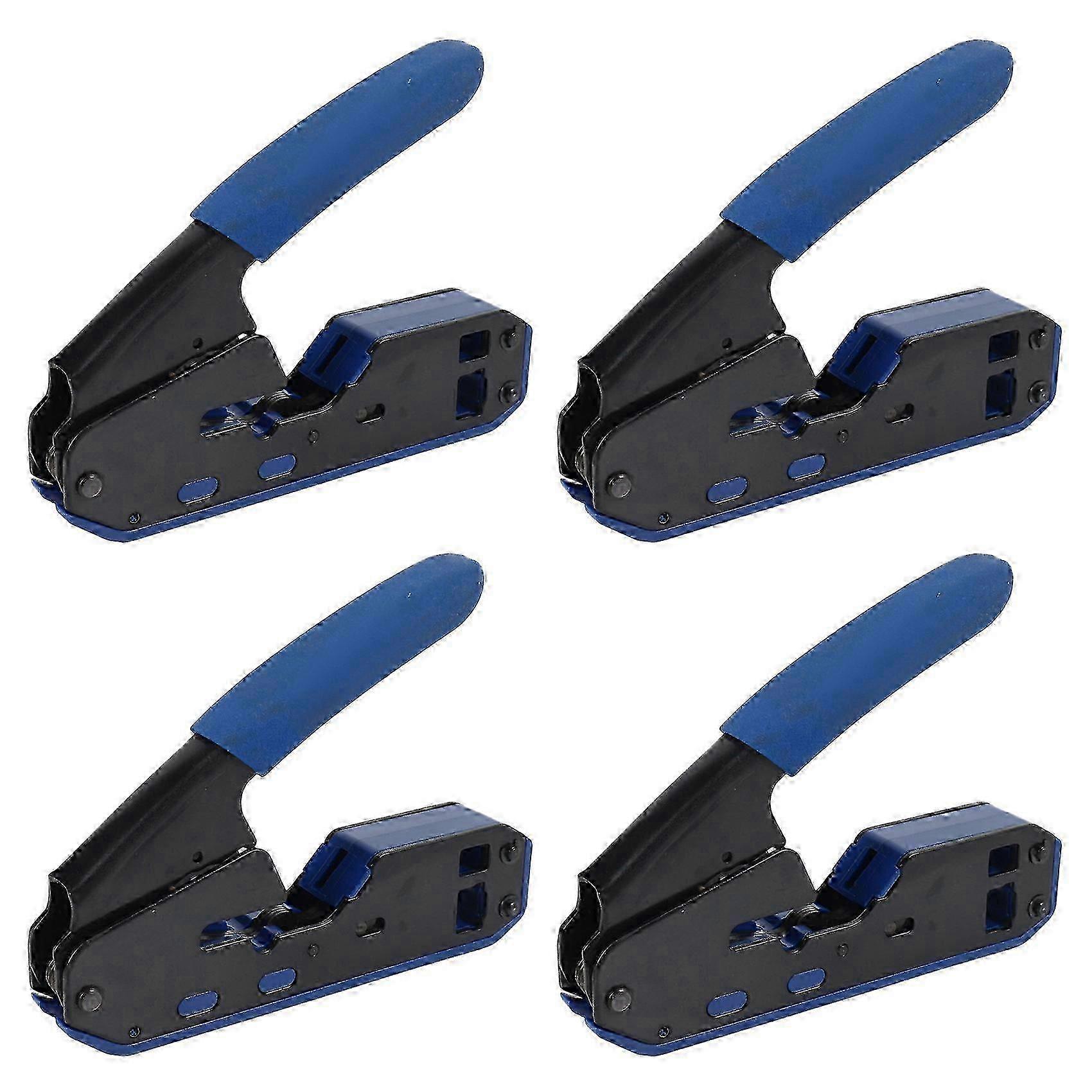 4X RJ45 Tool Network Crimper Rj45 Crimping Tool Stripper Cutter for Rj45 Cat6 Cat5E Cat5 Rj11 Rj12--