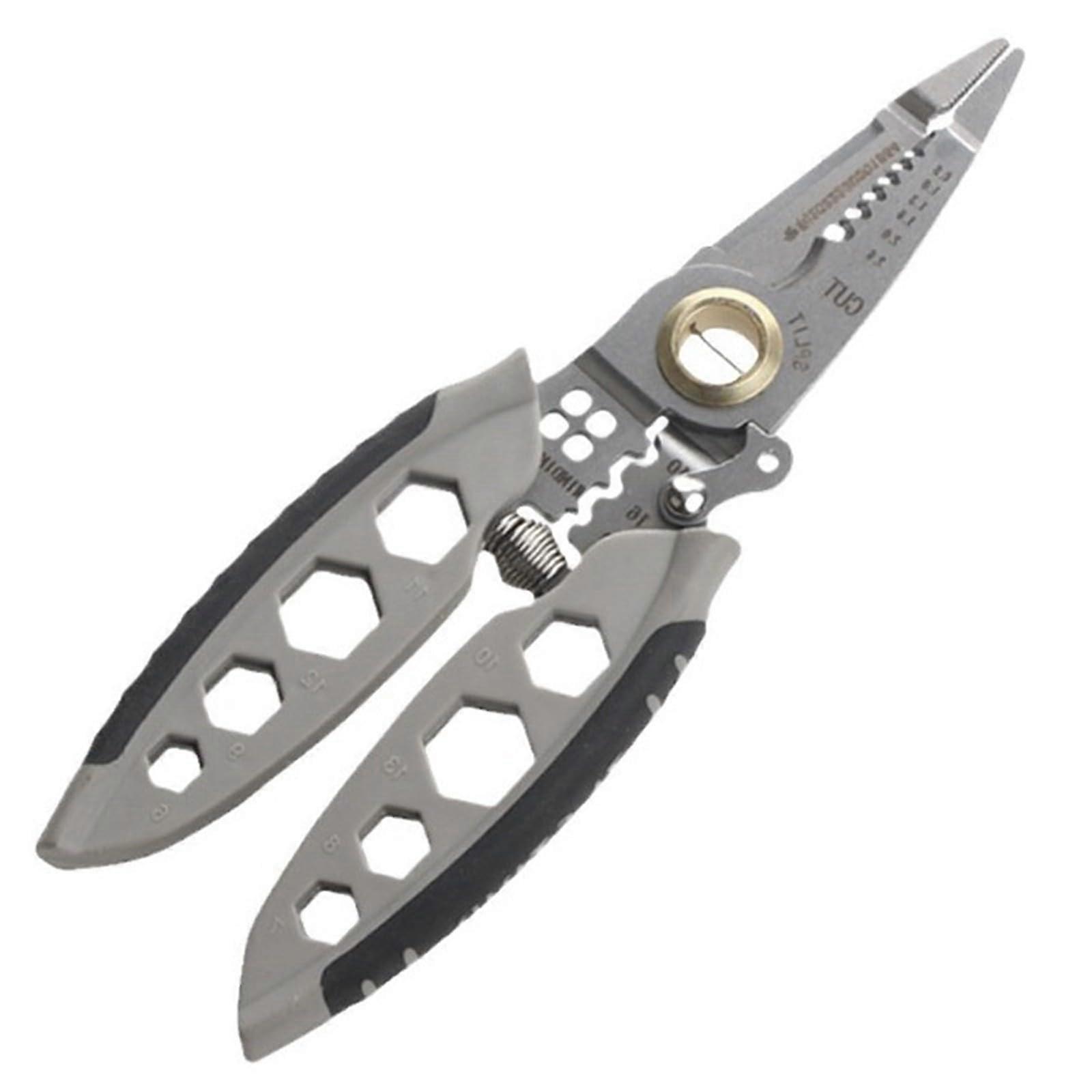 Heavy Duty Wire Stripping Tool for Network Cables, Electrical Wires, Insulation Removal, and Secure Connections