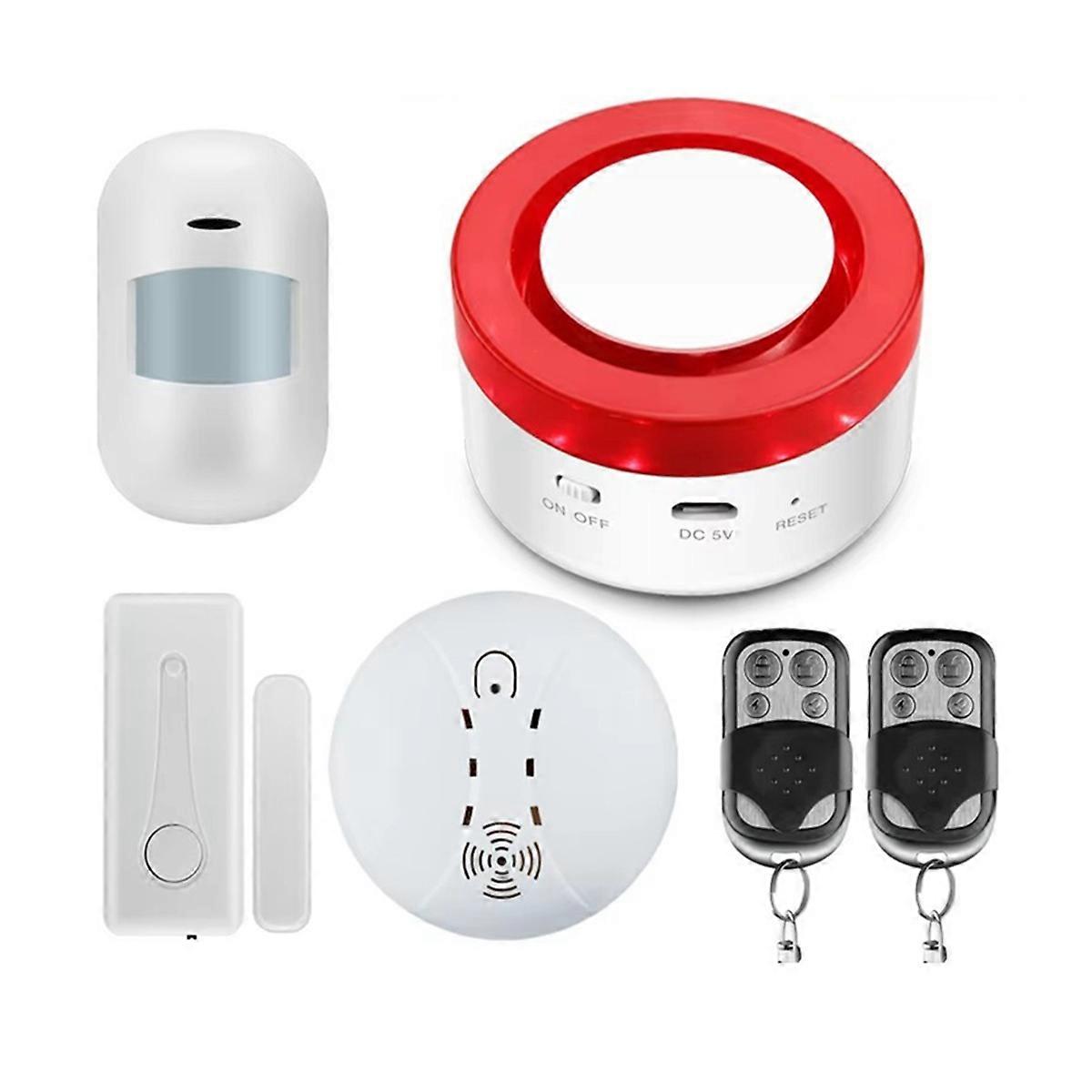 Tuya Smart Home Security Alarm System Kit WiFi Wireless Burglar Alarm Home Shop Store Burglar Motion