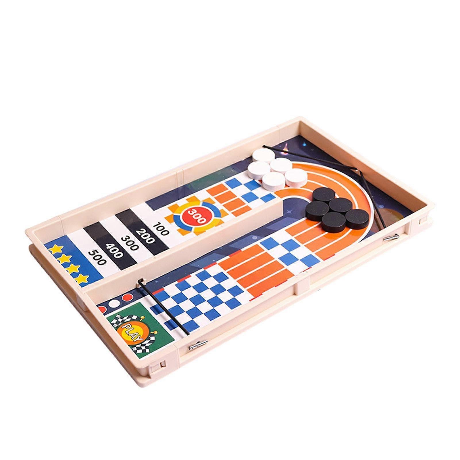 Sling Puck Game Interactive Table Hockey Game Desktop Fighting Board Game Two-Player Family Party Game