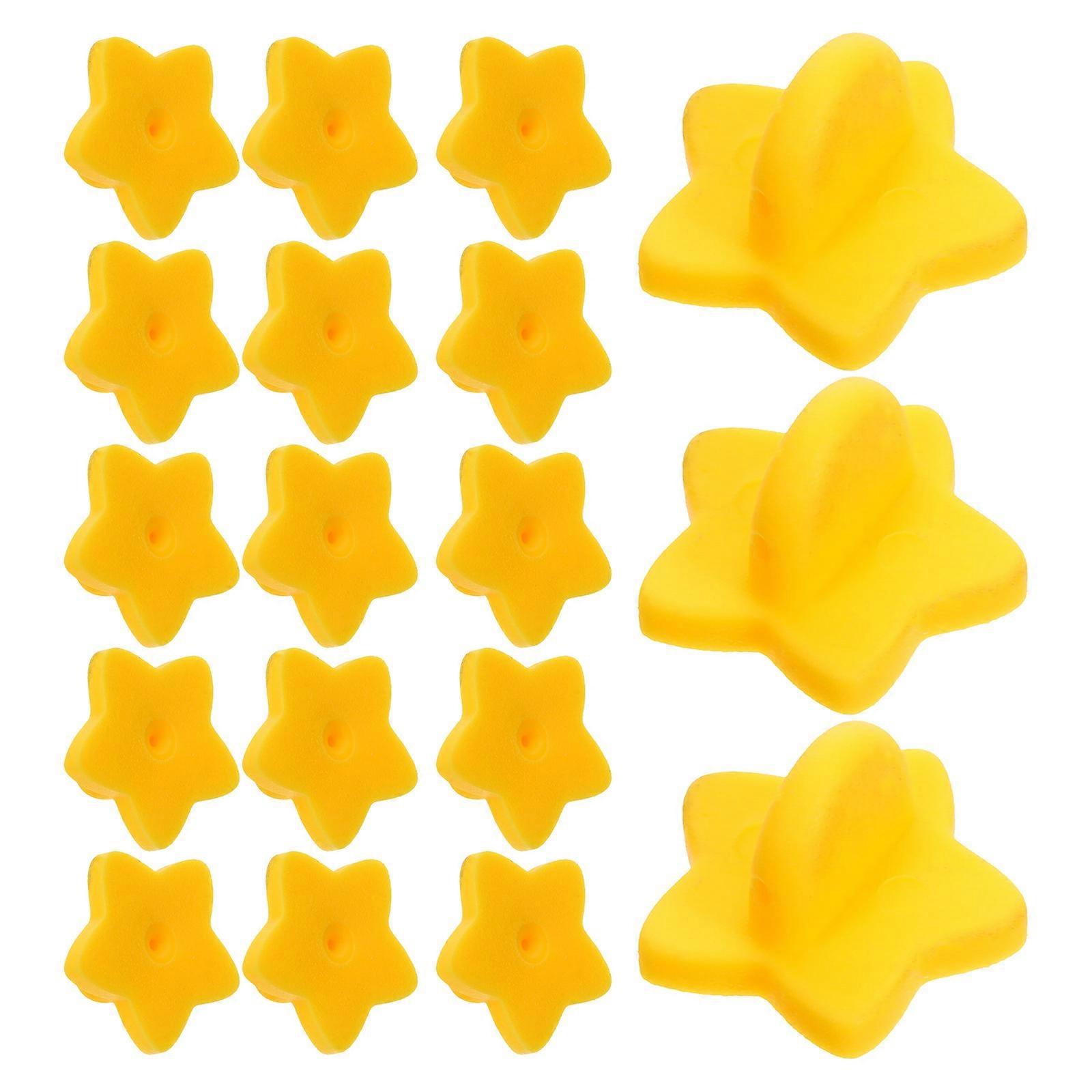 Plastic Locking Pin Backs for Brooches – Lightweight Lapel Pin Clasps, Star Shaped Colorful Safety Clasps for DIY Jewelry Crafting – 100 pcs