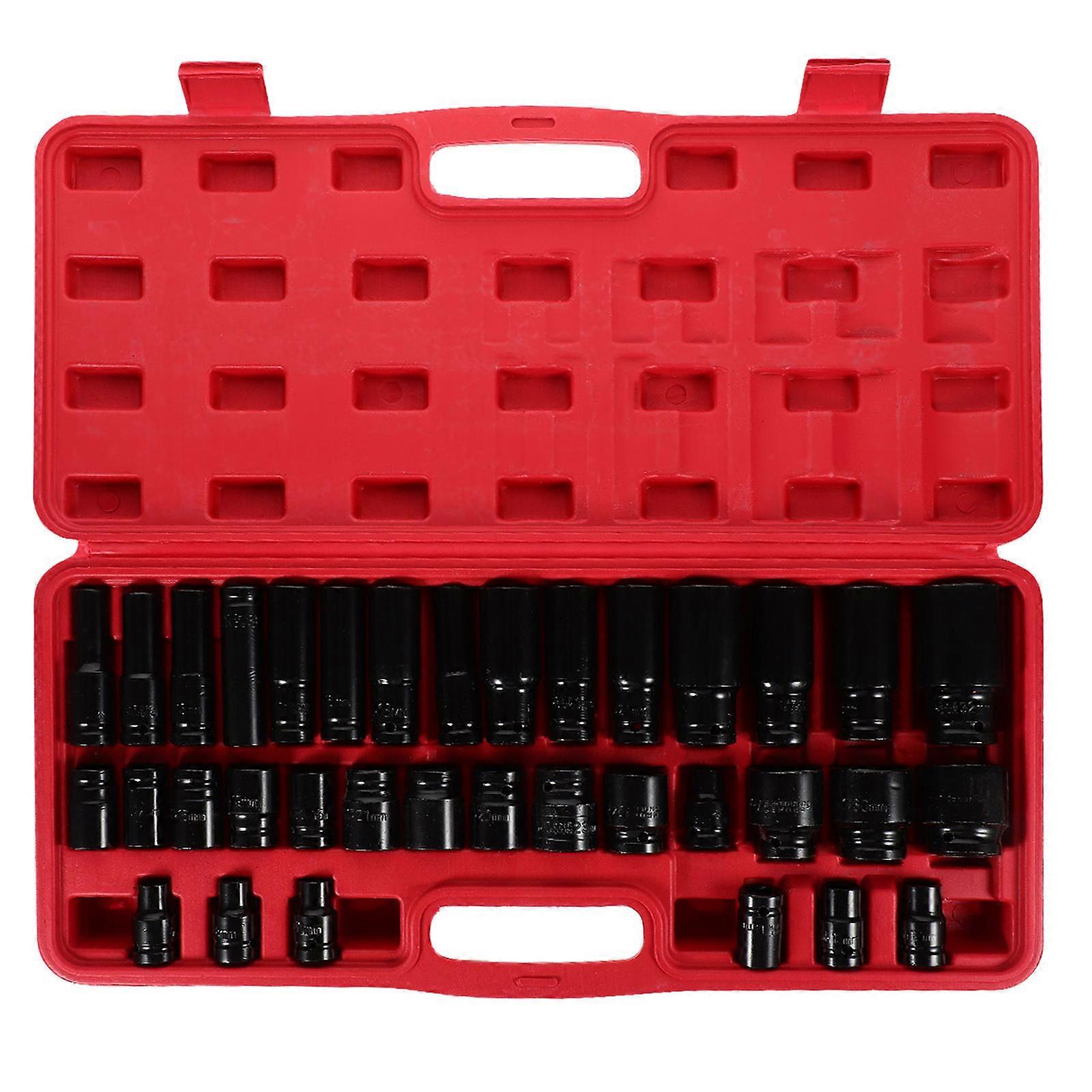 Socket Set Impact Driver Socket Reinforced Socket Mechanical Repairs 78mm Long Sockets Torque Output 1Set