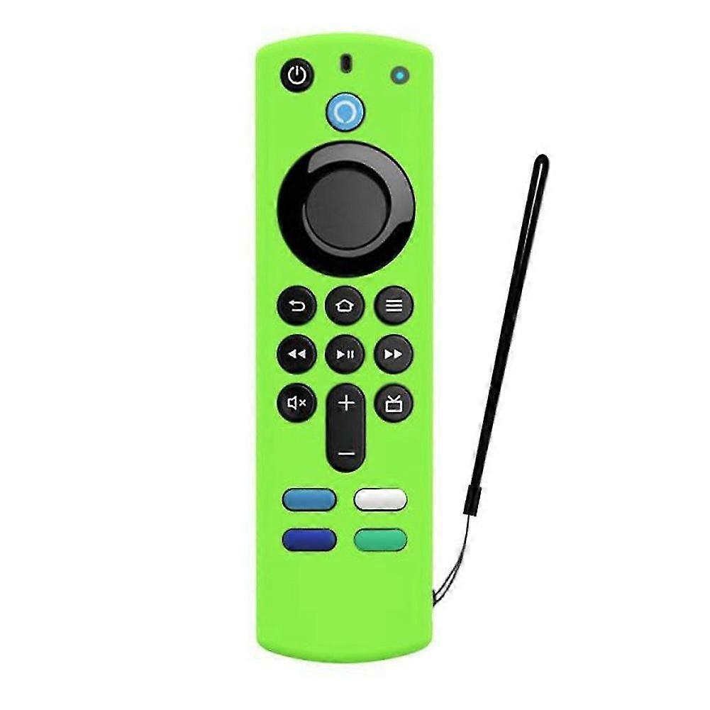 Silicone Remote Control Cover for 3Rd Gen 3Rd Generation Anti-Slip Remote Protector Case(Green)