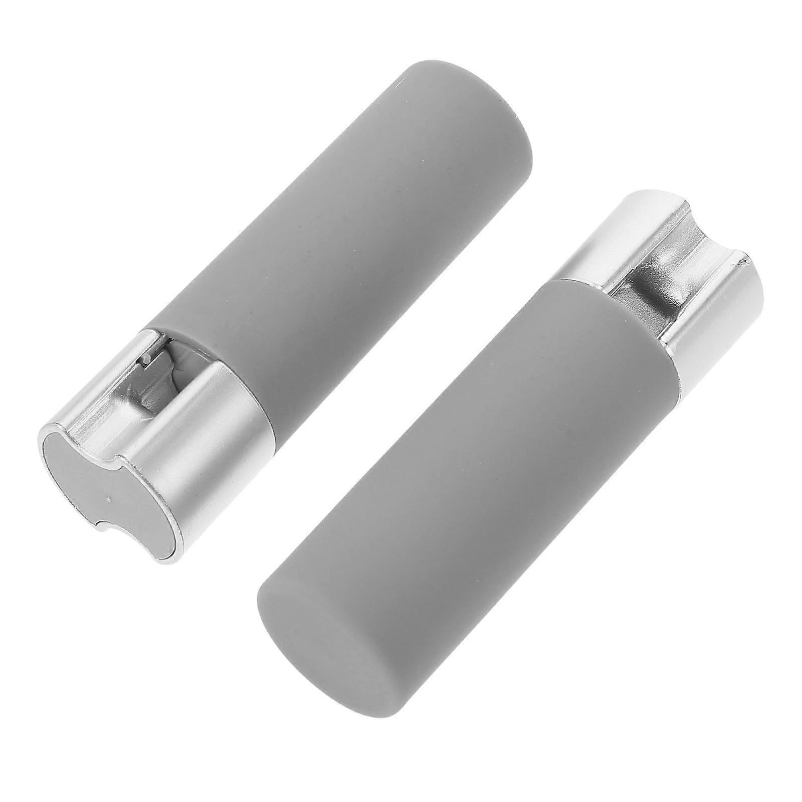 Grey Weighted Pull Cord Pendants for Vertical Blinds – Windproof Design, Easy Installation, Plastic Accessories, 2pcs Set