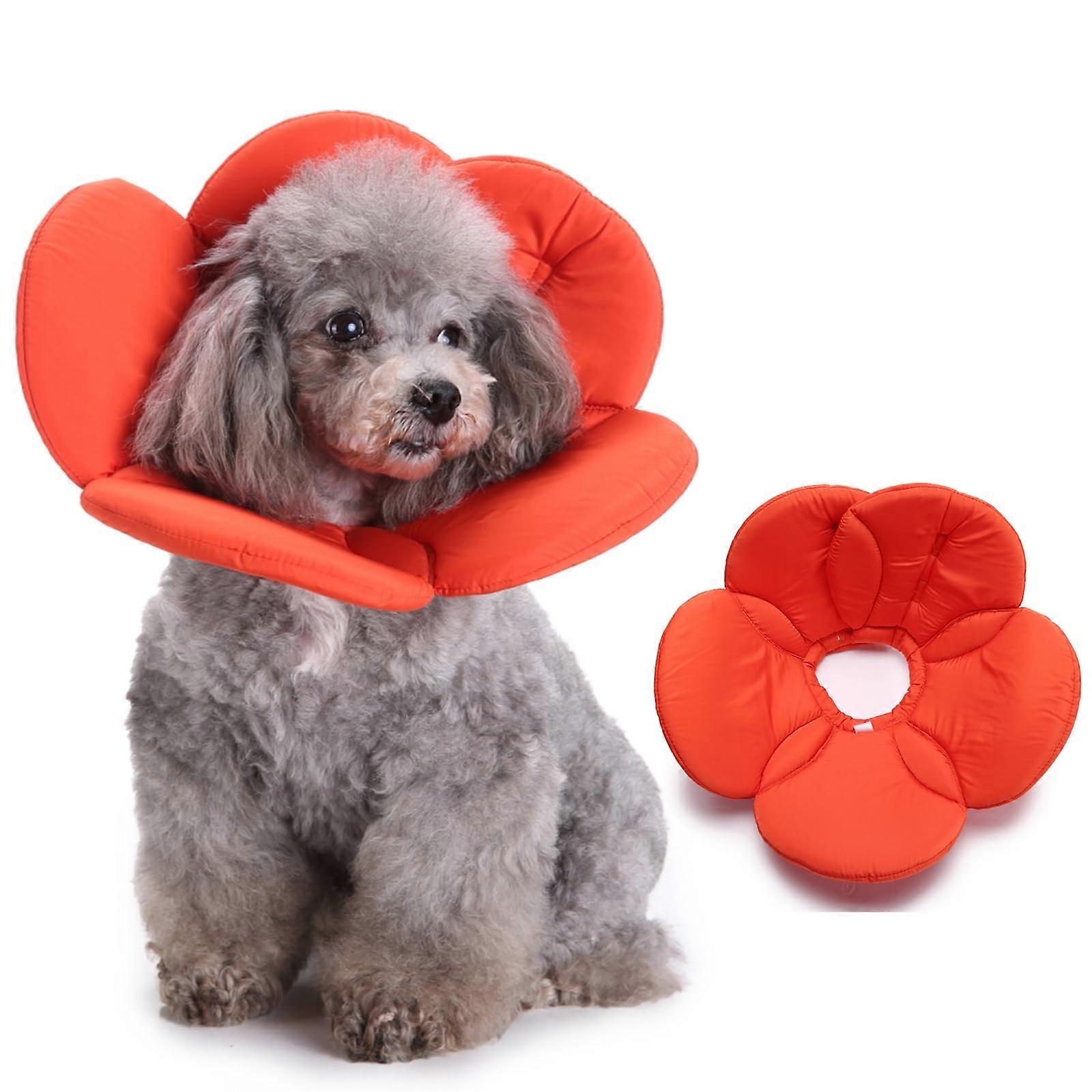 Cat Collar, Lick Protection, Adjustable Cat Collar, Recovery Collar, Soft Collar Cone After Surgery and Injuries for Puppies, Dogs and Cats (L)