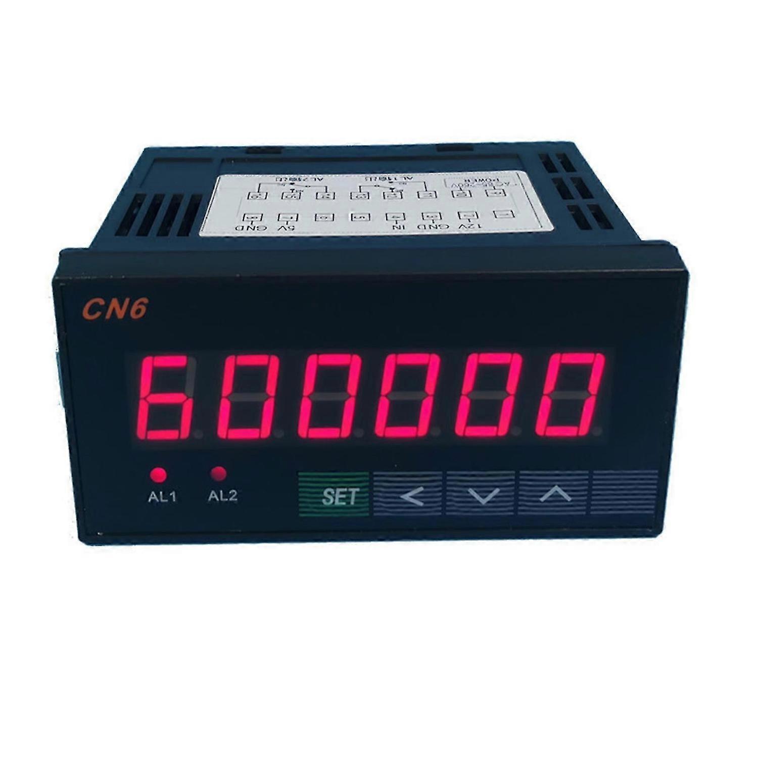 6-Digital Multifunctional LED Counter Grating Encoder Display Meter Relay 220V