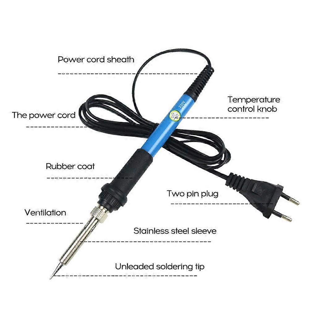35PCS Portable Carving Pyrography Tool Multi-Function Internal Heating Temperature Adjustable Electric Soldering Iron