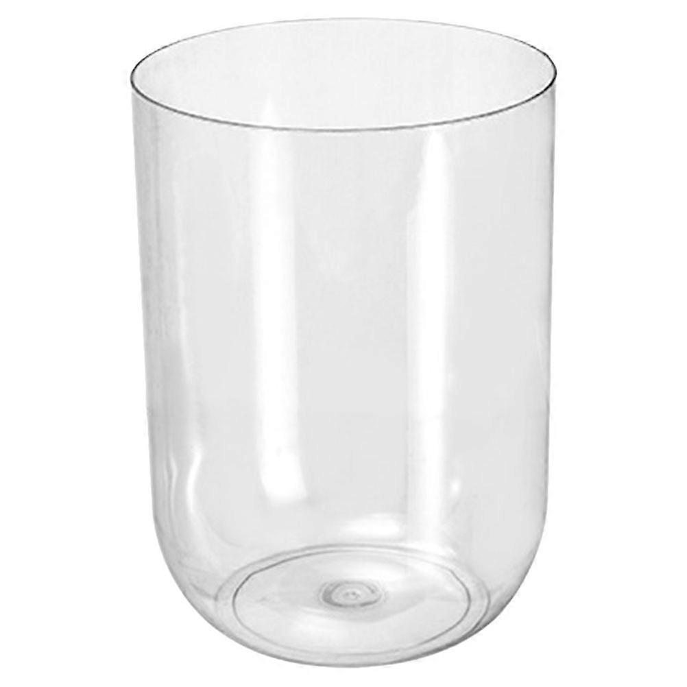 Clear Waste Bucket Large Capacity Garbage Can For Kitchen Office Use Round Shape 1Set