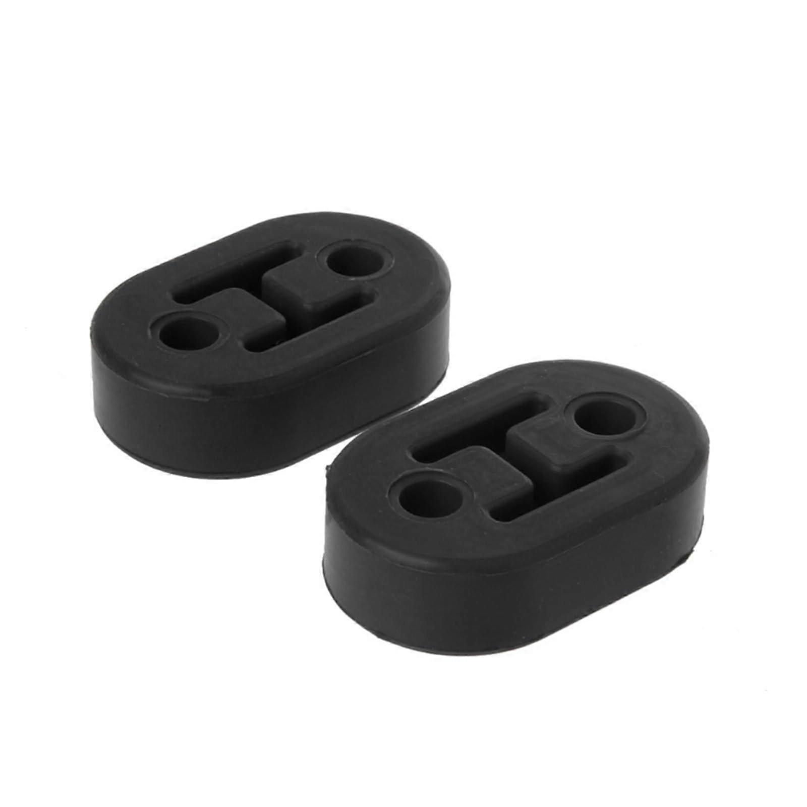 2pcs highperformance exhaust hanger bushing support 2 holes bracket rubber bracket