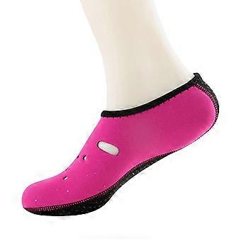 Protective Beach Shoe Lightweight Snorkeling Accessories Nonslip Soles Quick Dry Comfortable Breathable Swim Socks  Red XS