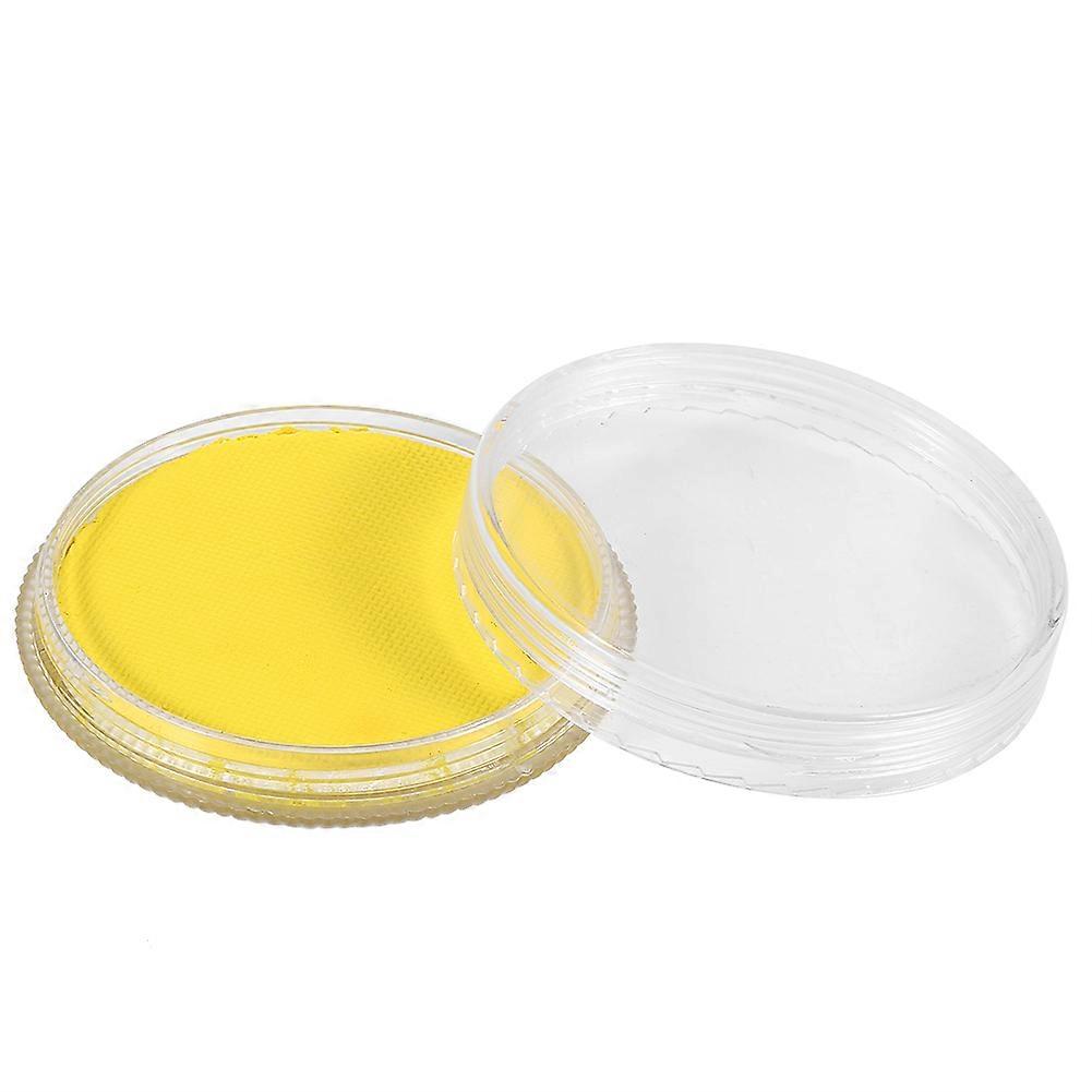 Professional Water based Matte Body Painting Pigment Stage Face Color Makeup (Yellow)
