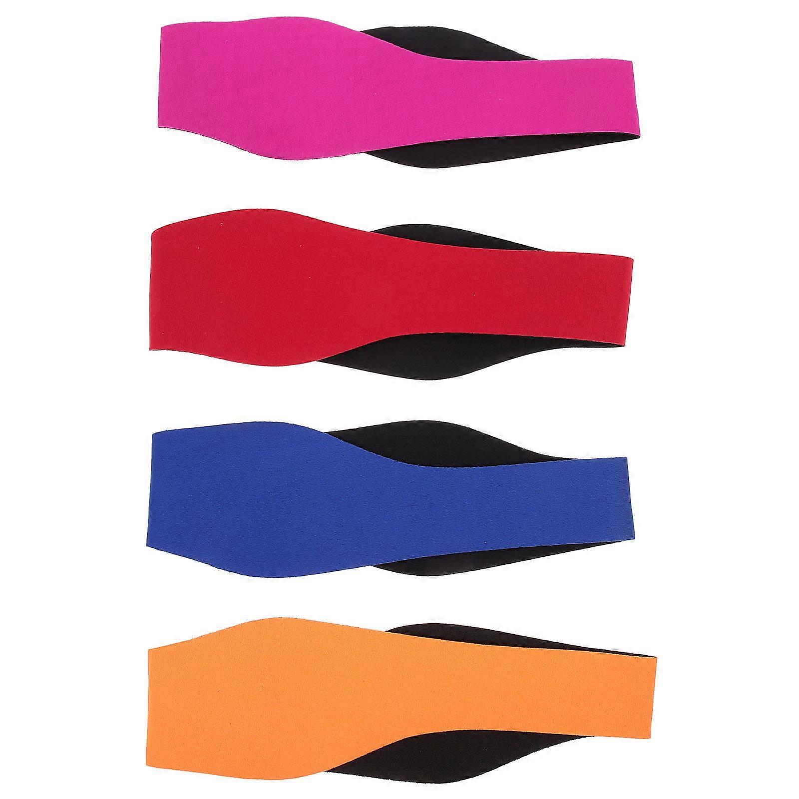 Ear Band Diving Headband for Unisex Lightweight Durable Swimming Ear Protector Breathable Water Barrier Design 4PCS