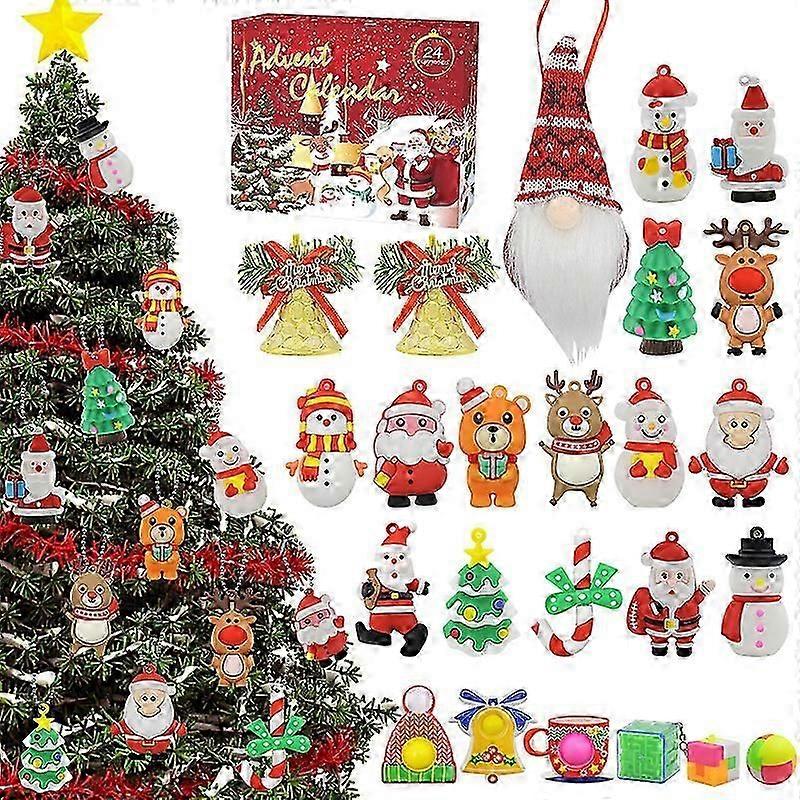 Advent Calendar 2022 For Girls, 24 Days Countdown Calendars With Doll Toys