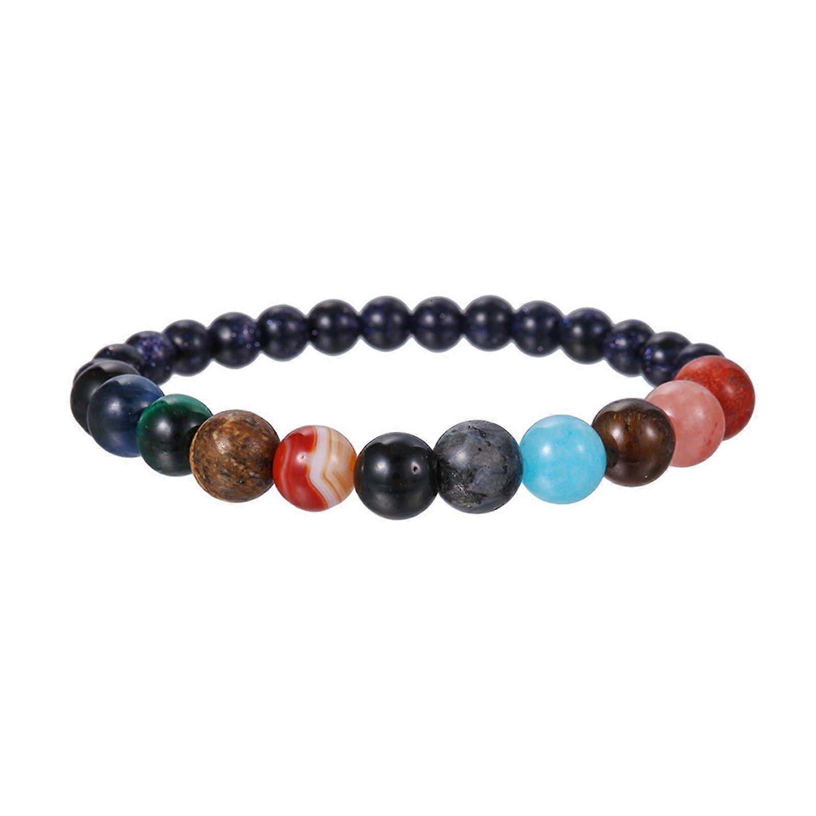 Earring Gift Set 8/10mm Blue Sandstone Star System Planet Bracelet Creates An Enchanting Look For Astronomy Enthusiasts Srpg21k1 Ref: 9757