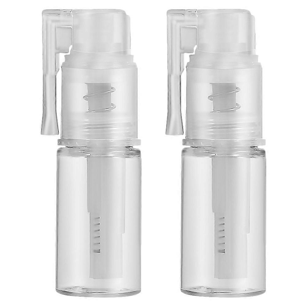 Portable Transparent Powder Spray Bottle with Long Nozzle Applicator for Cosmetics, Skin Care & Salon Use – Compact & Lightweight Design, Refillable