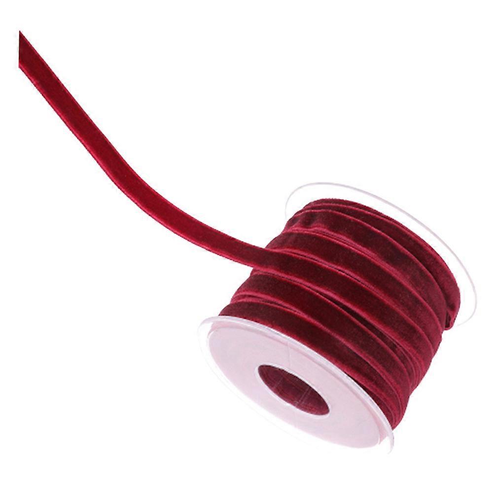 Elegant Single Face Cloth Ribbon 1 Roll Yards Flocking Ribbon for Wrapping, Crafts, Weddings, Parties, and Home Decor