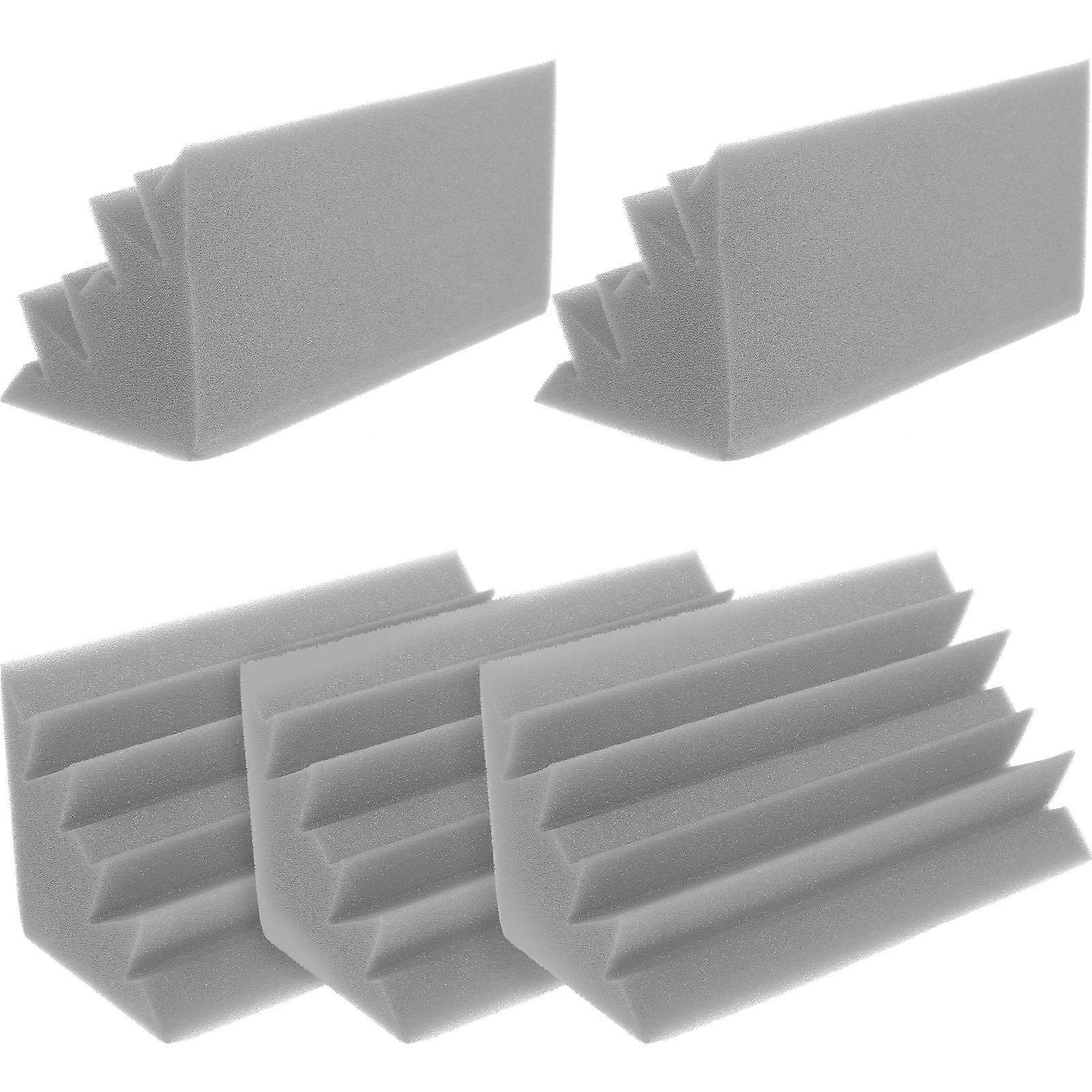 Professional Soundproof Panels Acoustic Isolation Pads Noise Reduction For Home Theaters 12x12x24cm 5Set