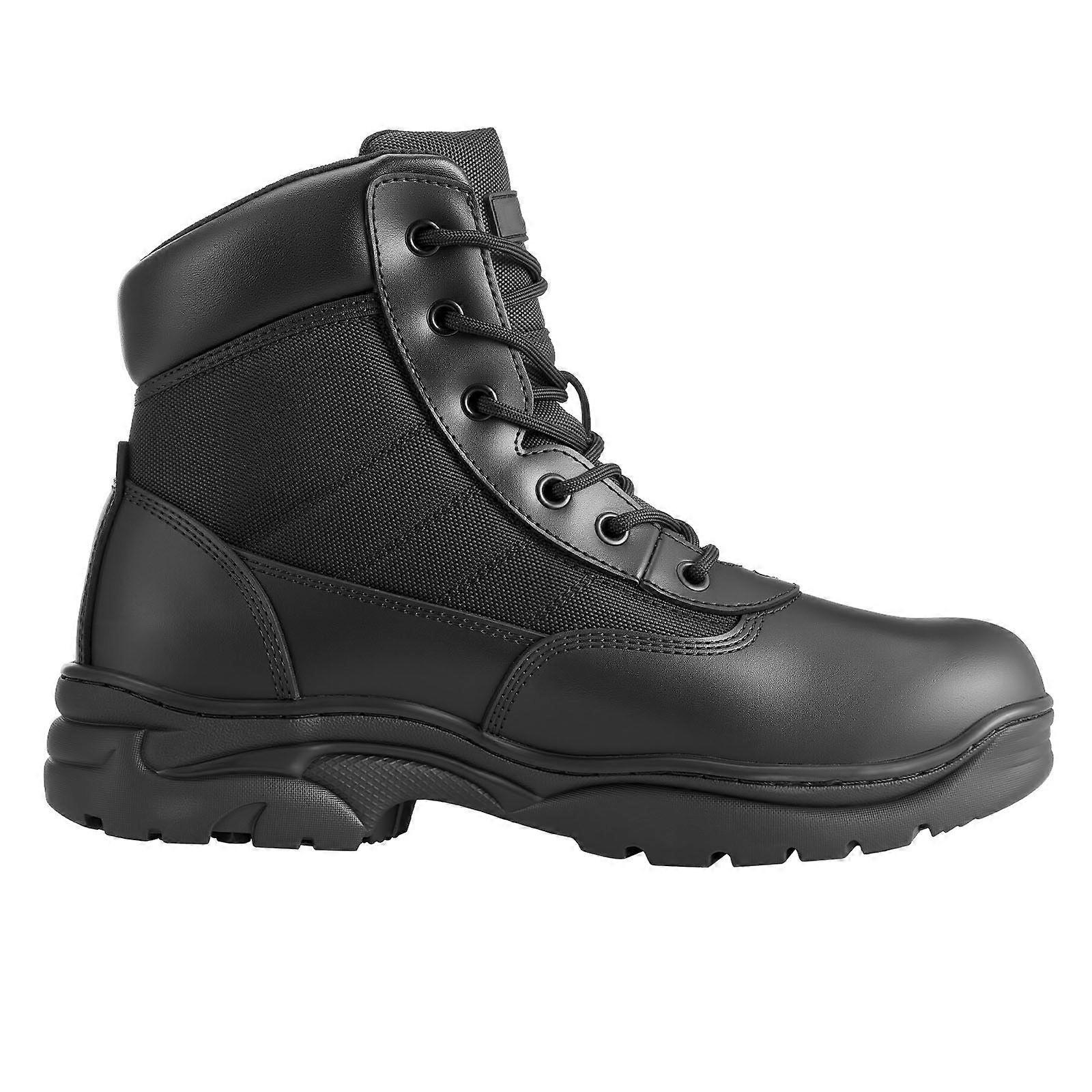 Men's Military Tactical Boots, 152.4 mm Combat Hiking Work Boots, for Outdoor Security Mountaineering, UK Size 8.5