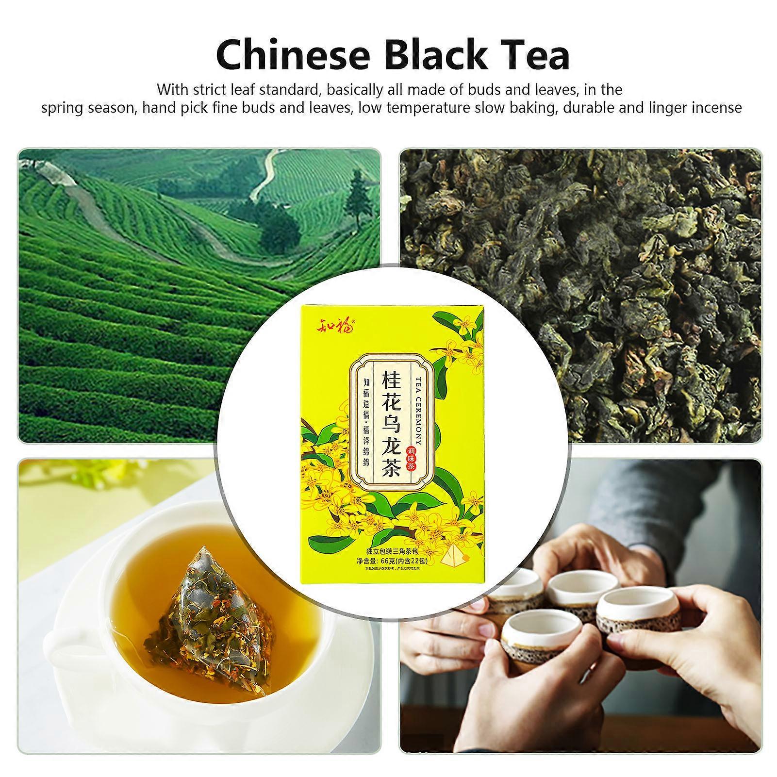 22 Count Osmanthus Oolong Teebeutel Getrockneter aromatisierter Kräutertee Durstlöscher Tee zum Entspannen