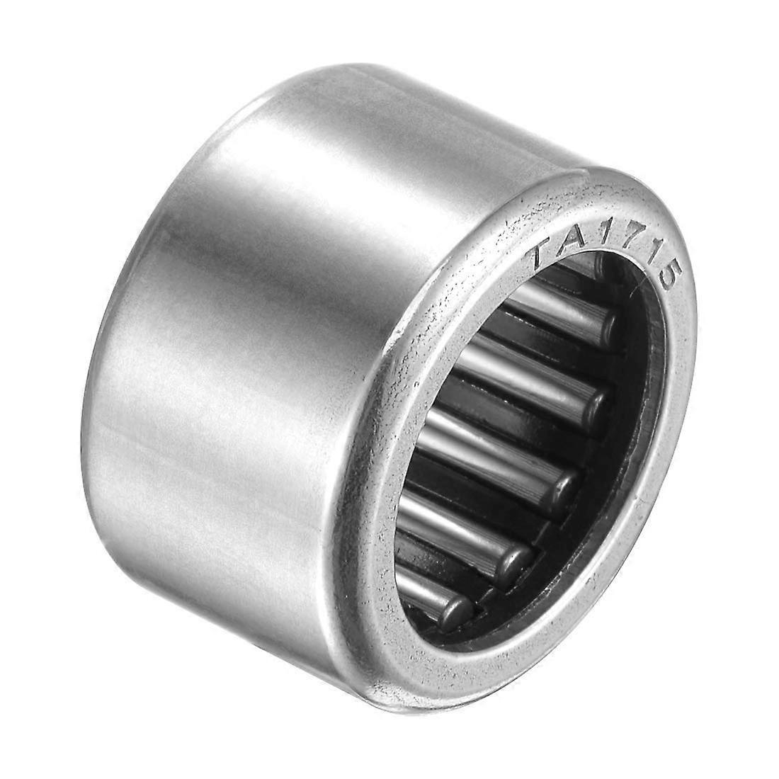 Needle Bearing, 17 mm Bore, 24 mm Outer Diameter, 15 mm Width, Chrome Steel, Open Ended Design