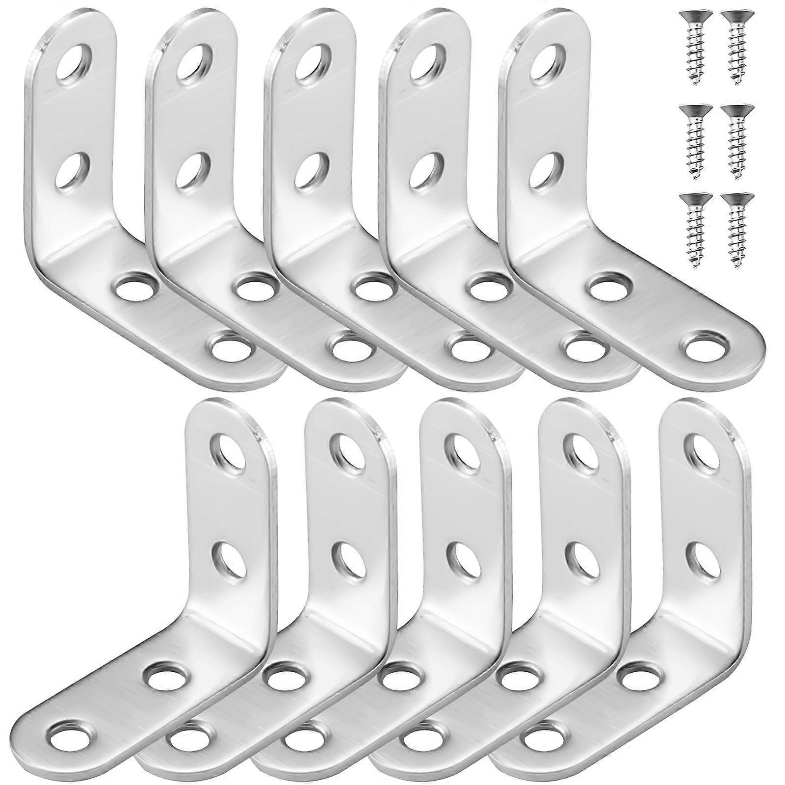 Angle Fastener Corner Brackets Home Improvement L Shaped 1 Set