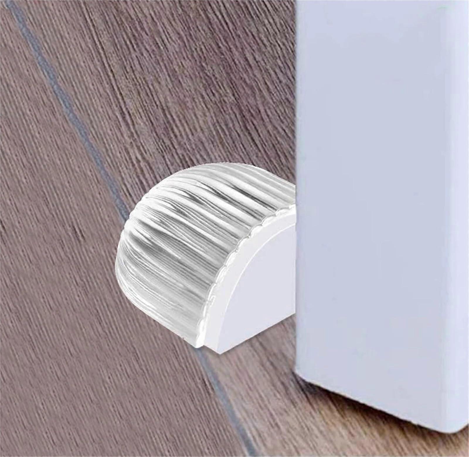 Cylindrical Door Stopper Transparent Elastic Rubber Buffer 1Pc Style 1 Wall Protection Safety Wedge