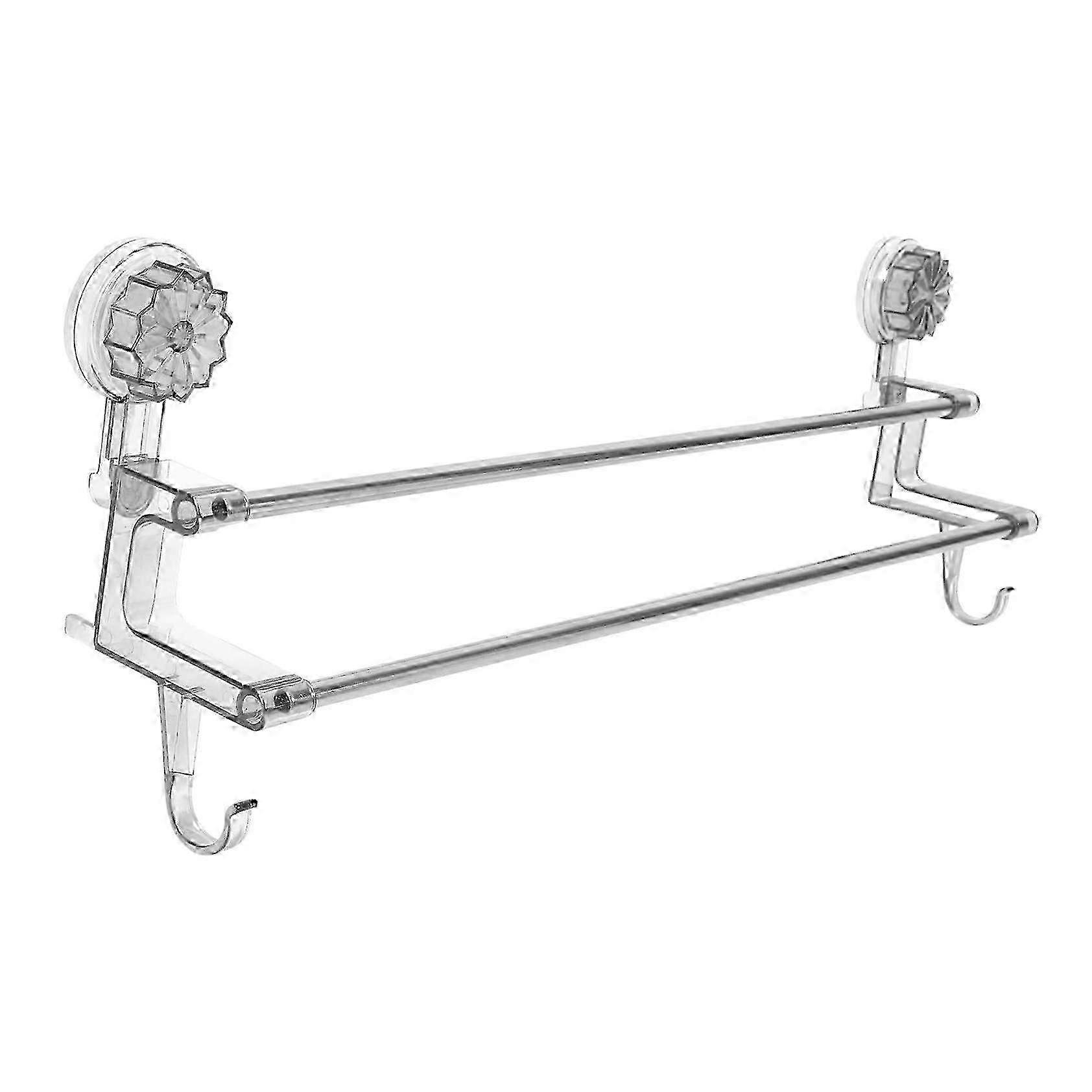 Stylish Multifunctional Wall-Mount Towel Rack for Bathroom - Space-Saving Solution with Modern Design and Versatile Storage