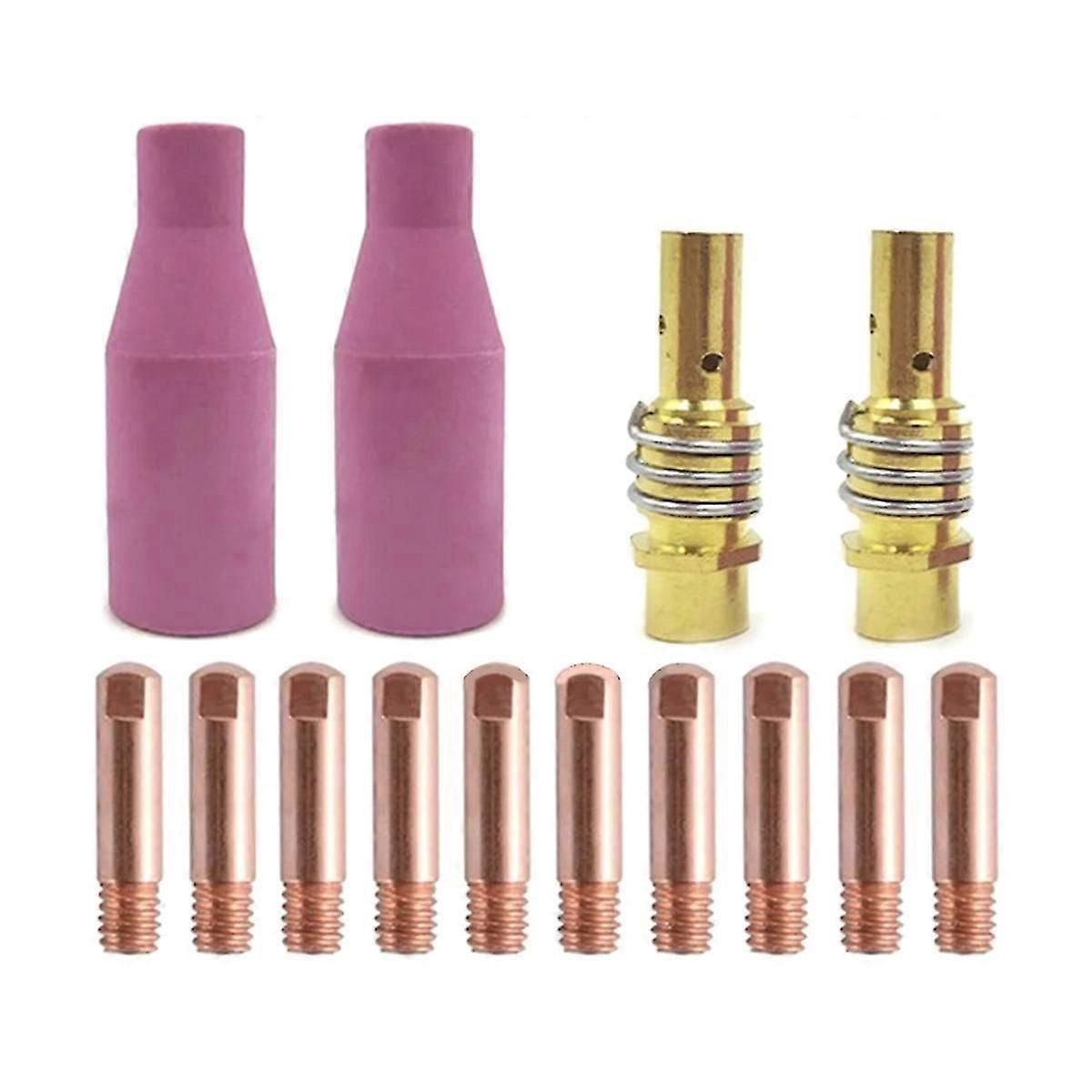 14-Piece 0.8mm 15AK Coating Protection Nozzle Set - Durable Replacement Nozzles for Paint Sprayers and Coating Applications