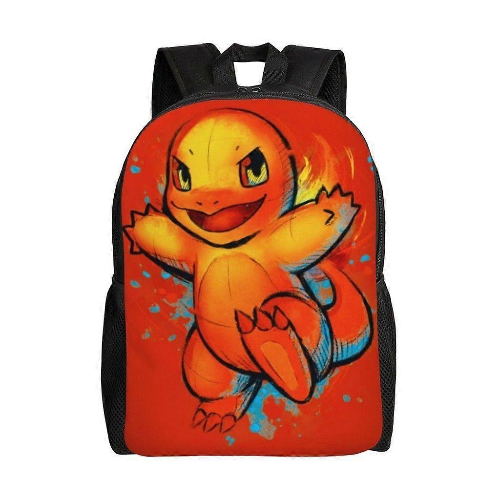 حقيبة مدرسية Charmander حقيبة ظهر كرتونية أزياء الأولاد حقيبة مدرسية للطالب حقيبة ظهر للسفر-hjka103