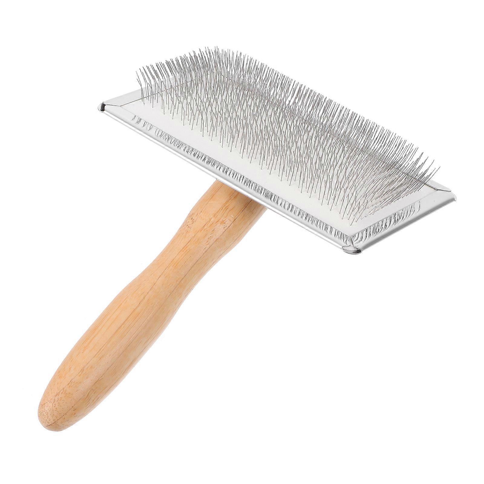 Wool Needle Felting Brushes MultiPurpose Craft Tools for Efficient Grooming Comfortable Use Wood Iron