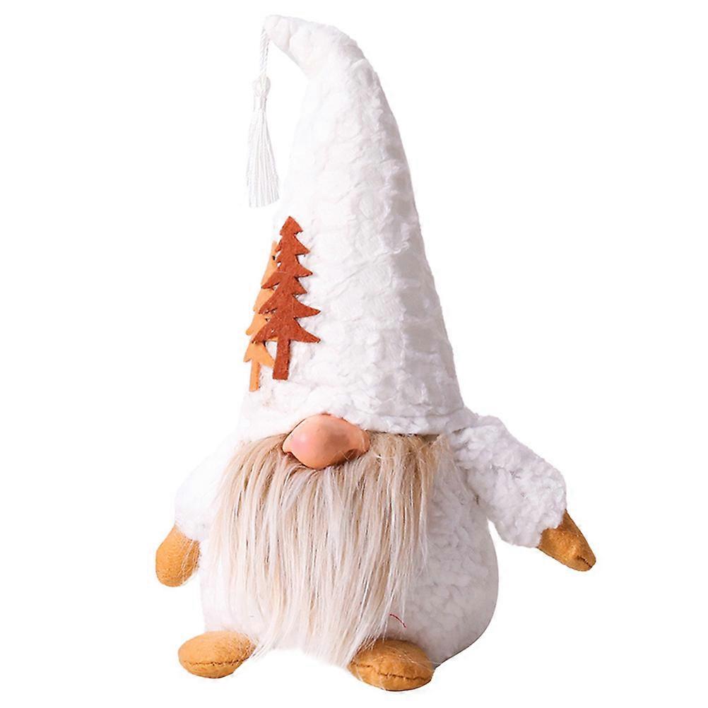 Unique Decorative Gnome Doll Handmade For Christmas And Home Decor In Ivory Color 1Pcs