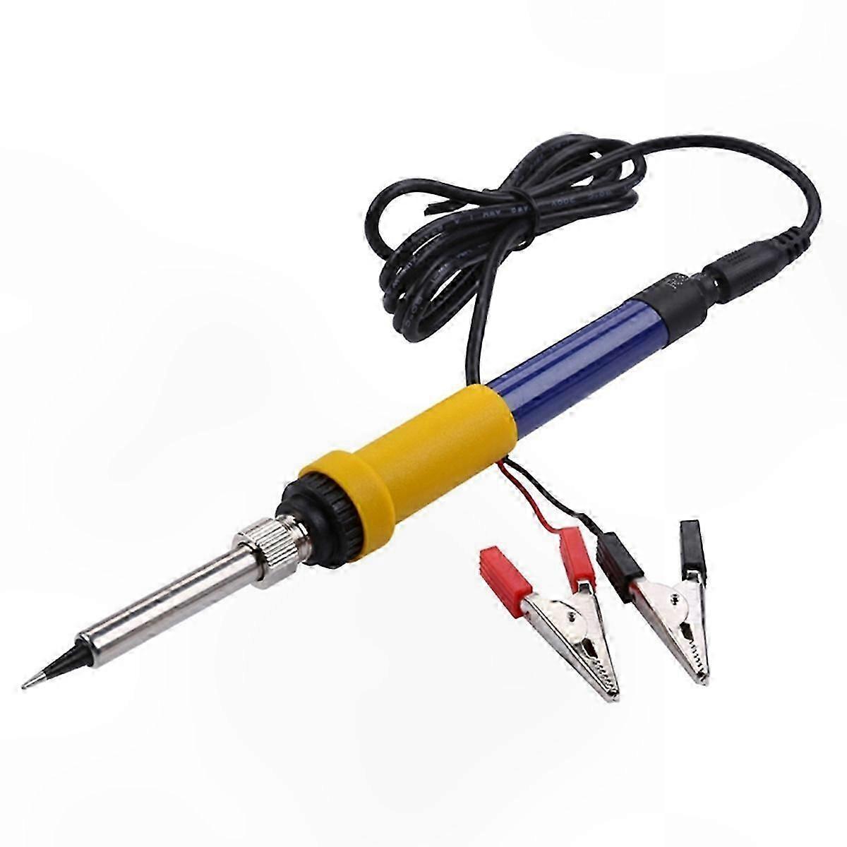 Portable 12V Soldering Iron for Automotive Battery Use with 60W Power Capacity