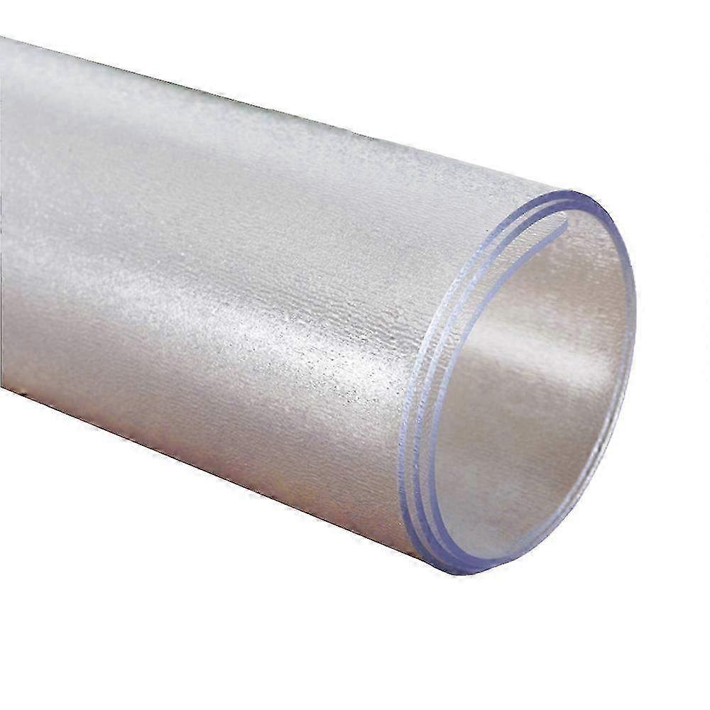 מפת שולחן שקופה עמידה למים עשויה PVC מפלסטיק זכוכית רכה - מחצלות שולחן נגד כוויה, נגד שמן, ללא כביסה לטיפול קל