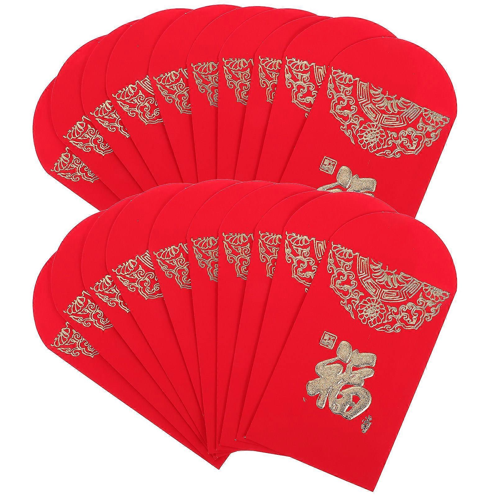 Spring Festival Cash Packets 30Pcs Chinese New Year Red Envelopes Unique Money Pouch For Various Groups Of People