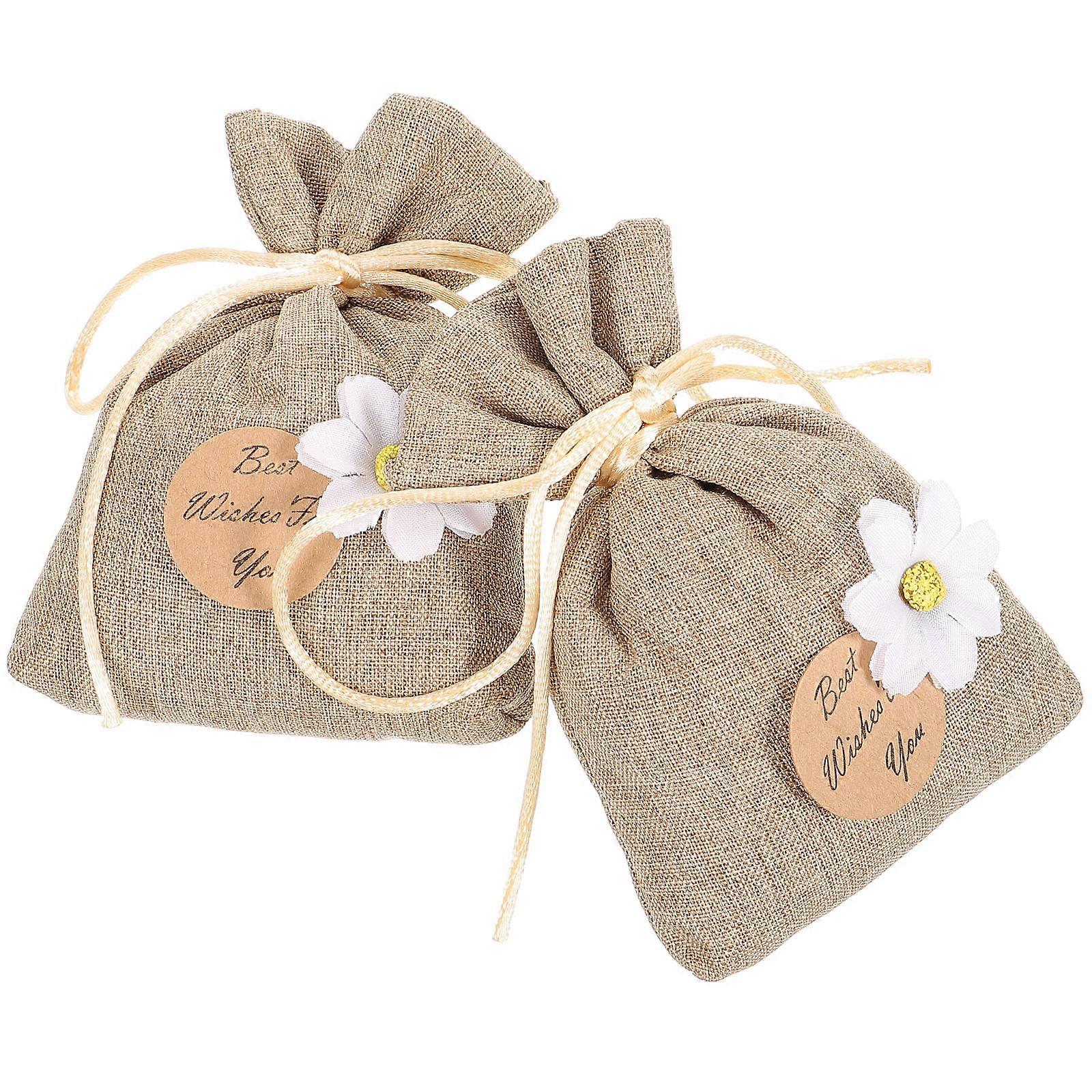 Hanging Fragrance Bag 2Pack Air Freshener For Drawers And Indoor Spaces In Beautiful Pink Cotton Linen
