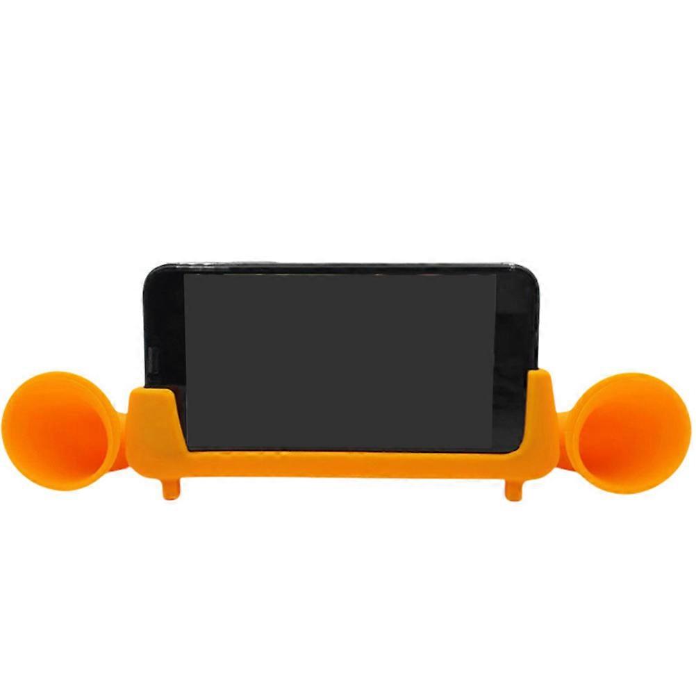 Silicone Speaker Amplifier Double Speaker Mobile Phone Bracket Loud Sound