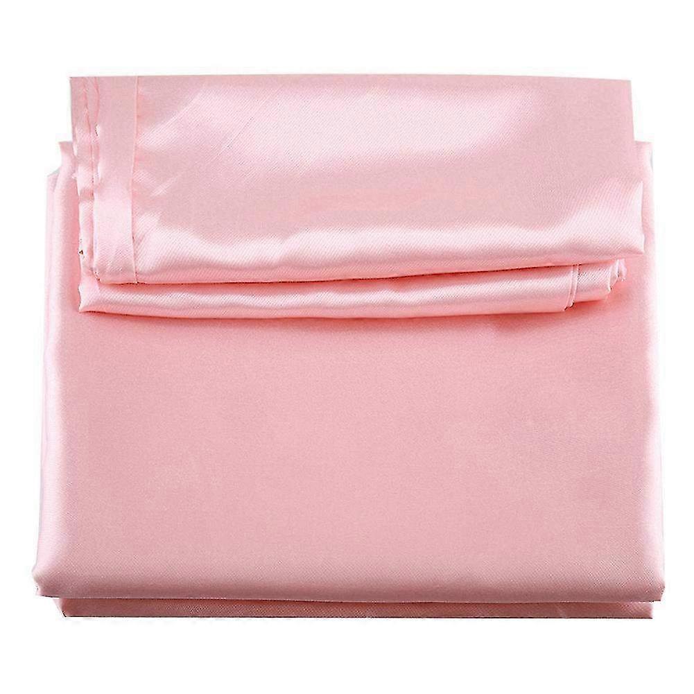 Modern Style Artificial Silk Bedding Set with Pillowcase & Fitted Sheet - Luxurious 3-Piece Queen Size Bed Set