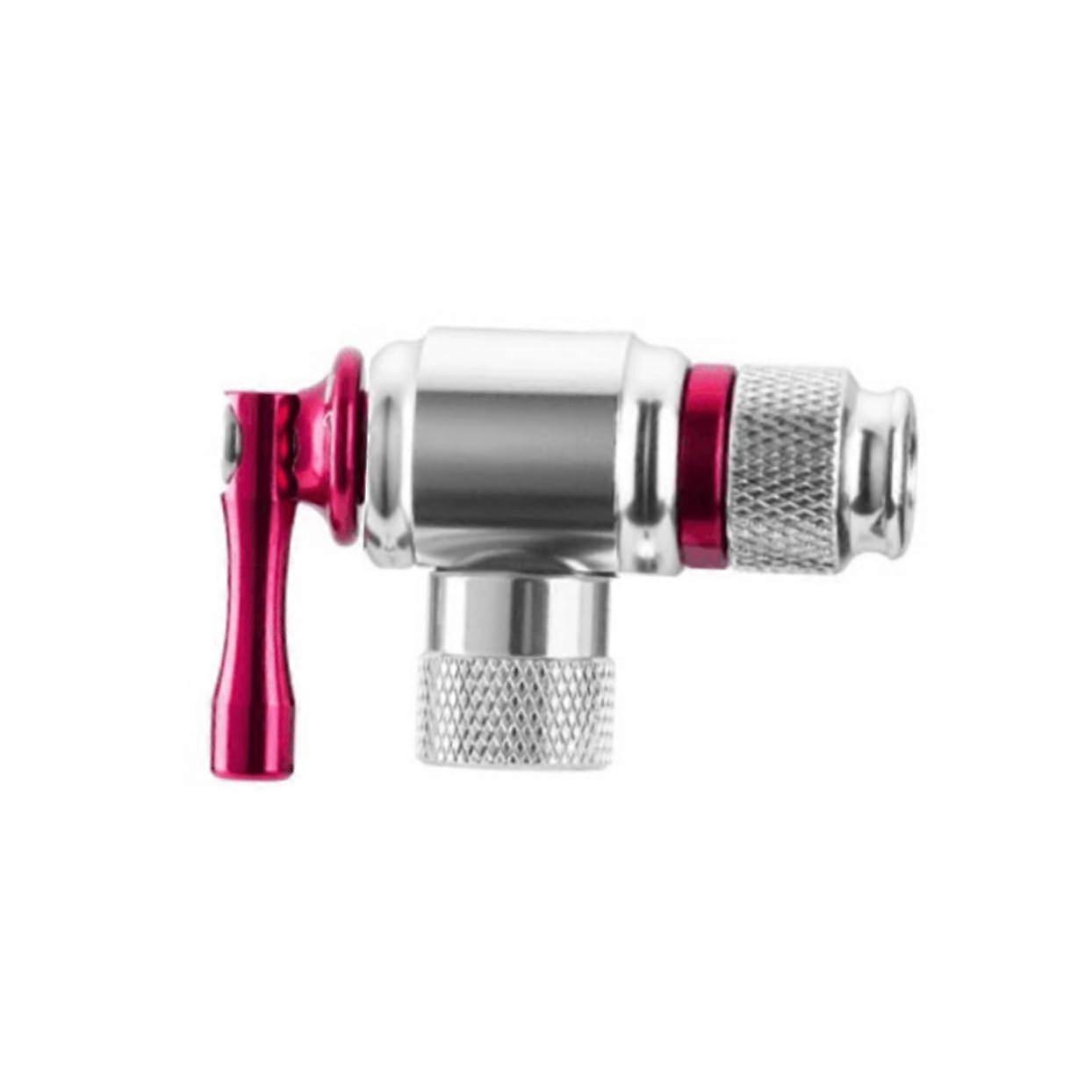 Mini Tyre Pump Aluminium Alloy CO2 Inflator with 16g Gas Bottle for Bicycles and Balls Includes French Nozzle Compact Design