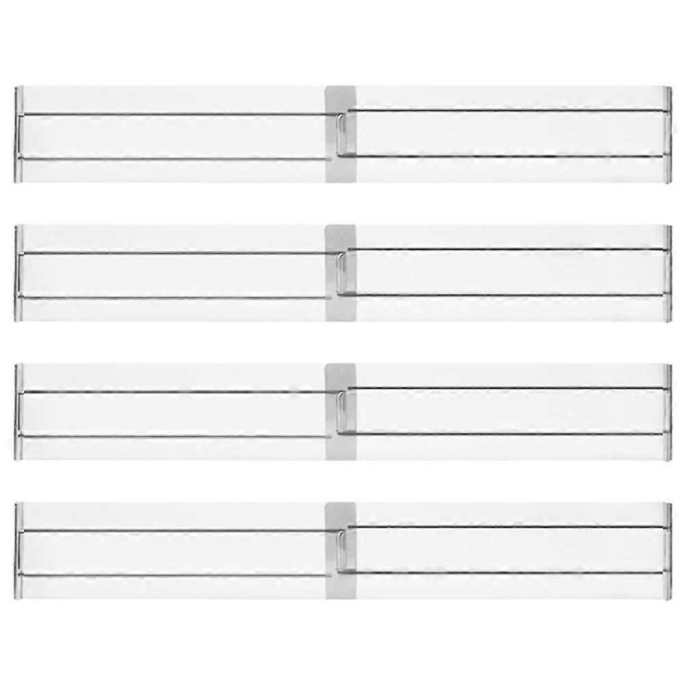 4st avdelare för klädförvaring och organisation - Expanderbar separator för sovrum, kök, kontor - Flexibel design för prydlighet