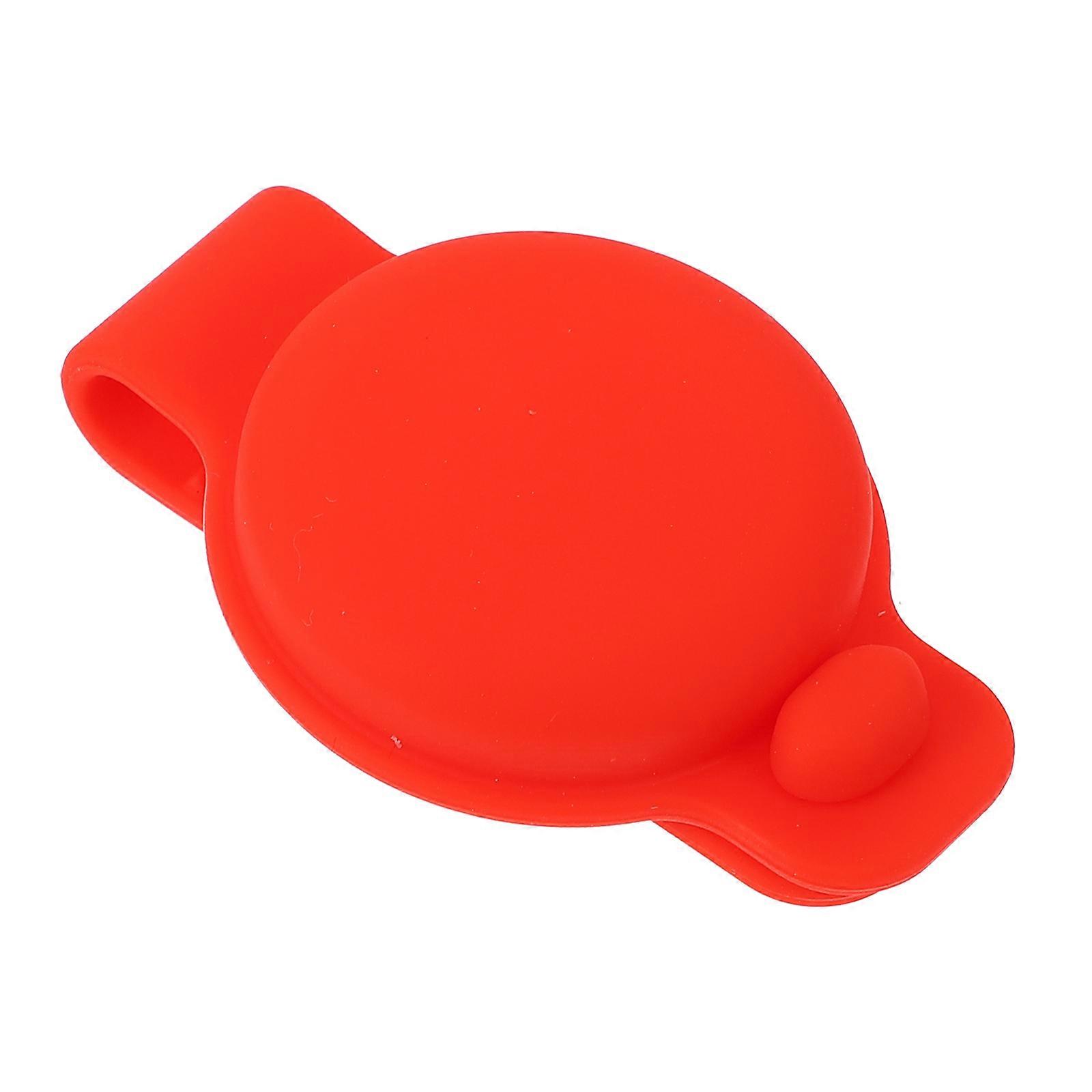 Red Silicone Pet Locator Case for AppleCompatible Collar Protecting from Scratch and Fall 1Pc