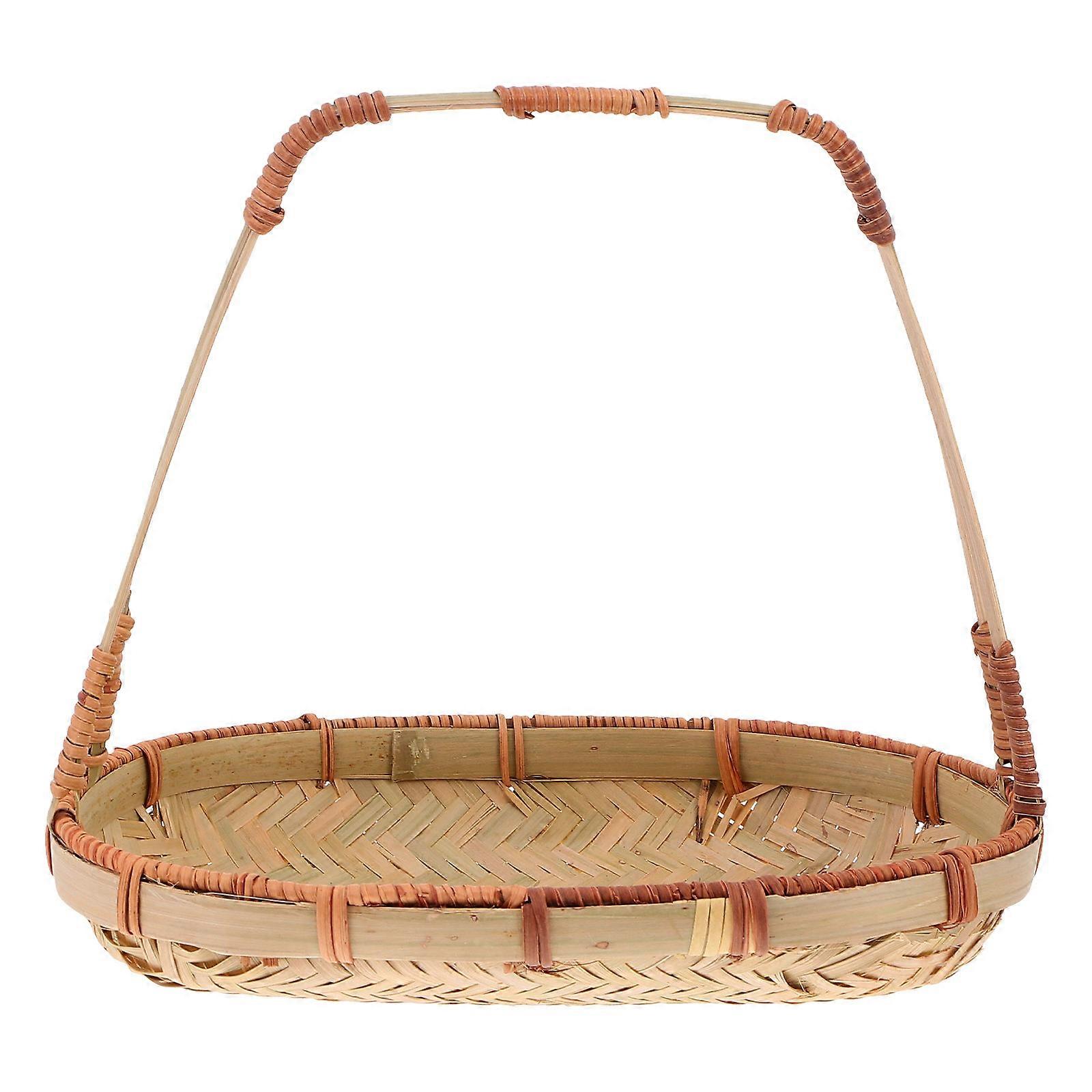 Woven Storage Basket for Home and Office Use Made of Plastic Assorted Color