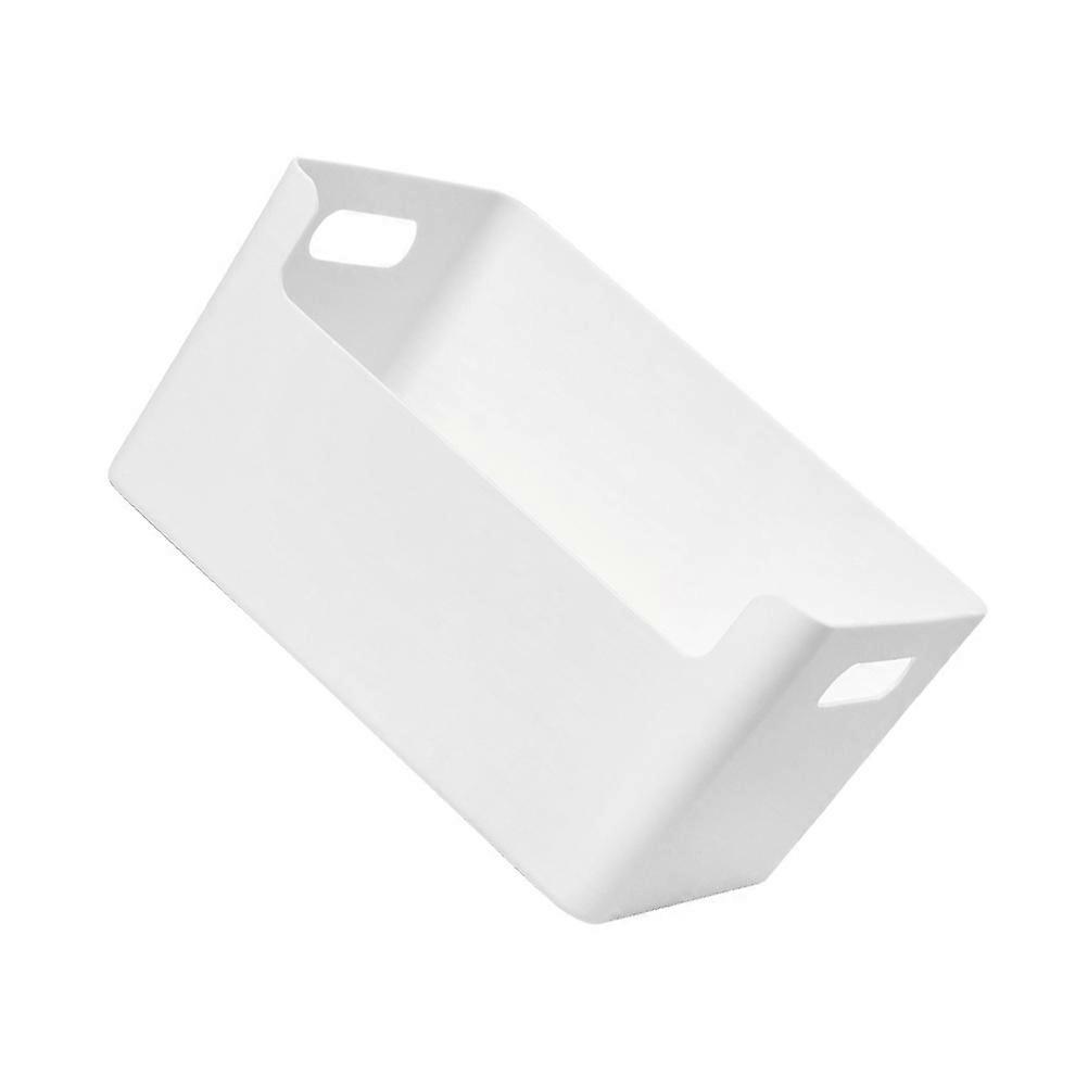 Desktop Storage Container White Multi-Function Organizing Box 25.50X17.00X13.50cm Ideal For Home Organization 1Pack