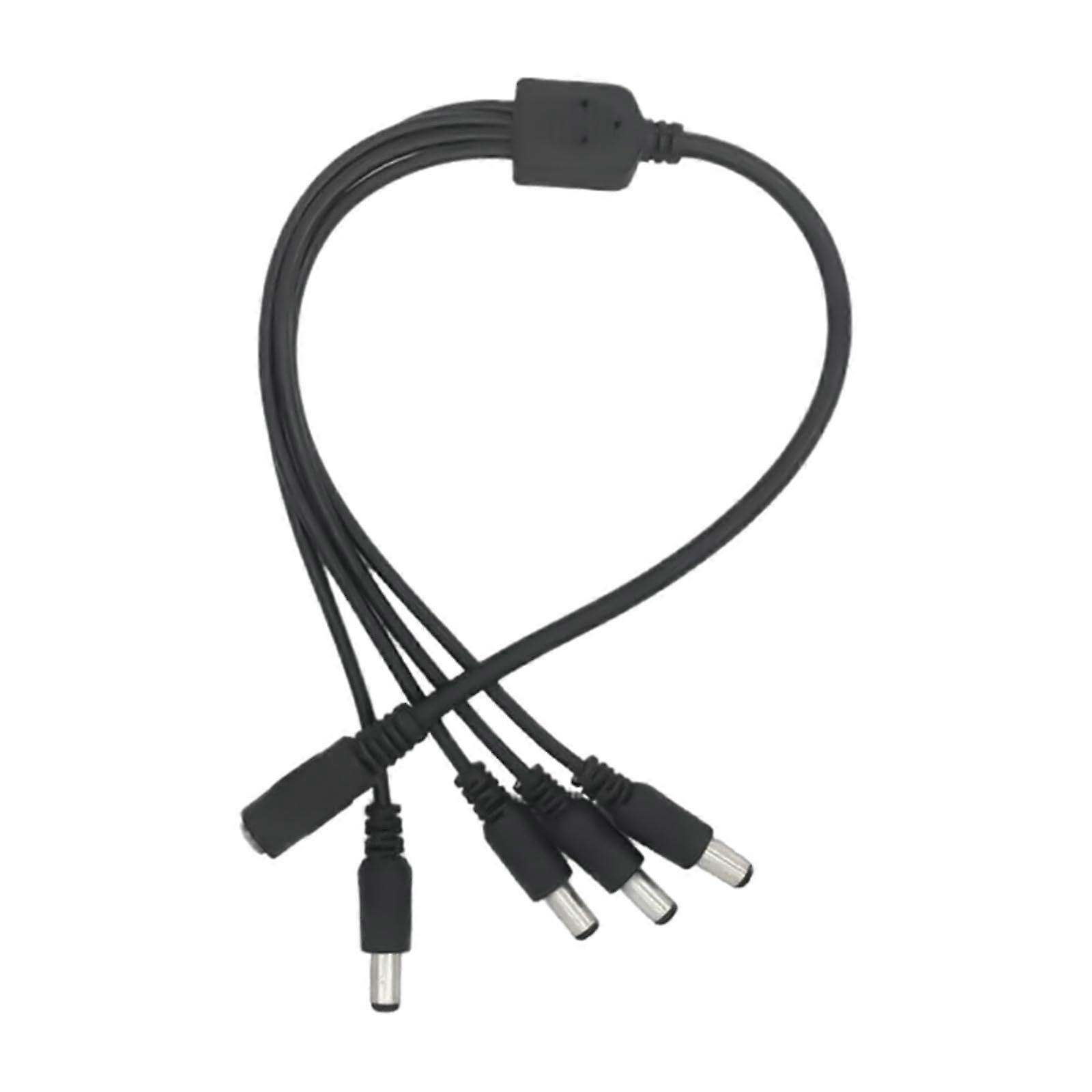 DC 5521 Power Converter Cable Splitter 5.5x2.1mm Plug for LED Lights and Cooling Fans 75 Zoll