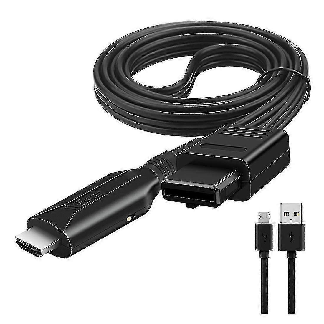 N64 To Hdmi Converter Cable - Plug And Play 1080p Hd Link For N64/gamecube/snes - Wiistar Hd Compatible