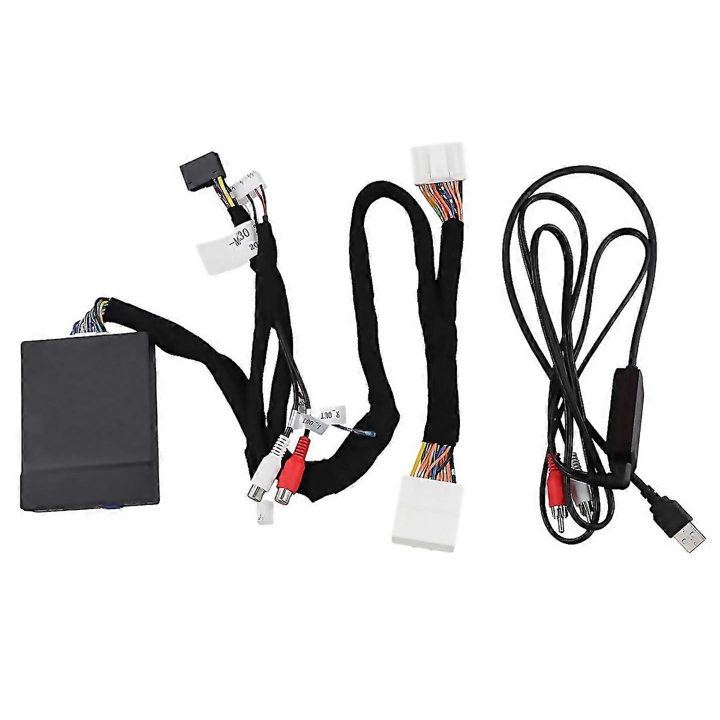 For 16p stereo radio wiring harness connector cable wcanbus for 2th 20202024 keep originalvehi