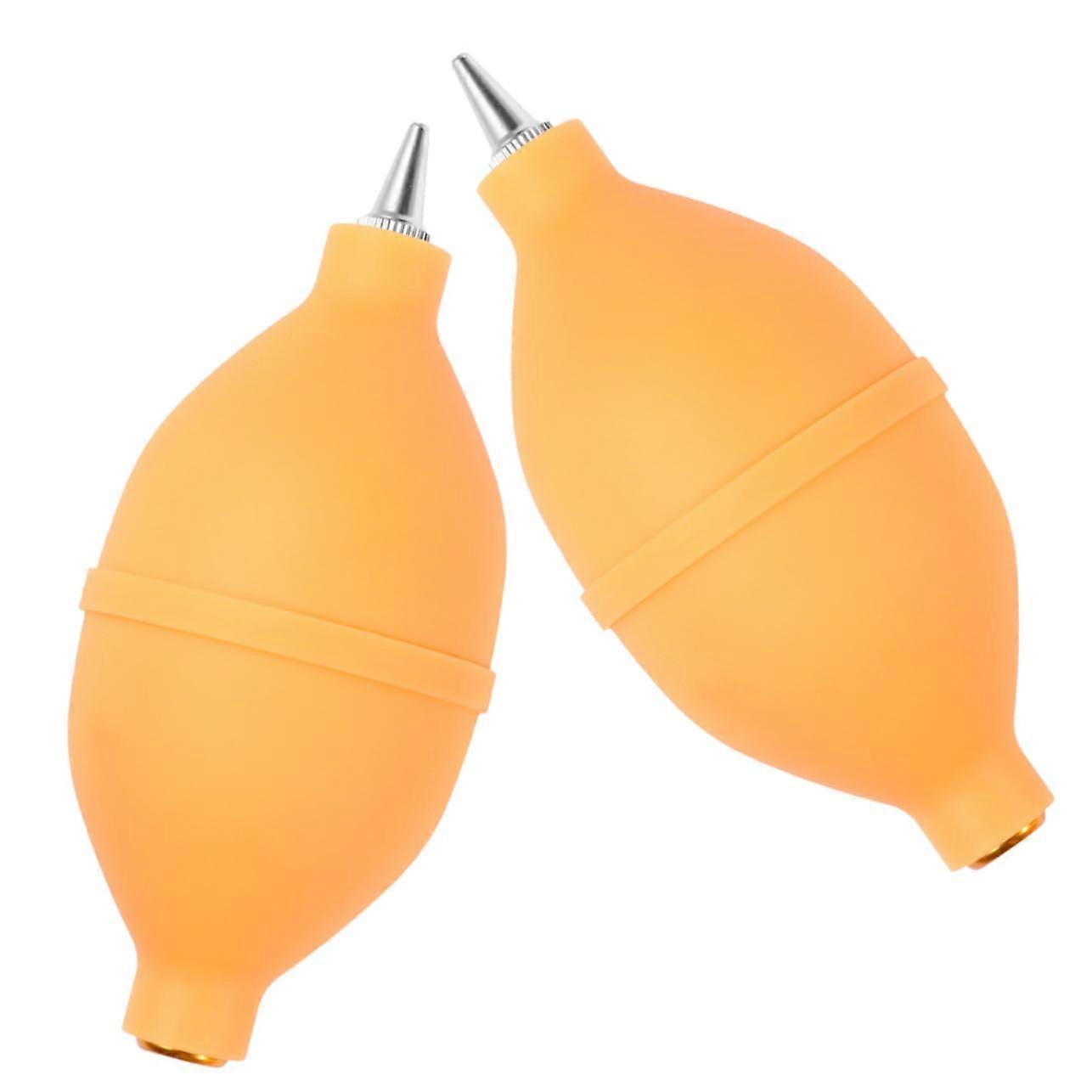 2 x Silicone Air Blower Dust Bubble Cleaning Pump for Computer Succulents Durable Elastic for Sensitive Surfaces