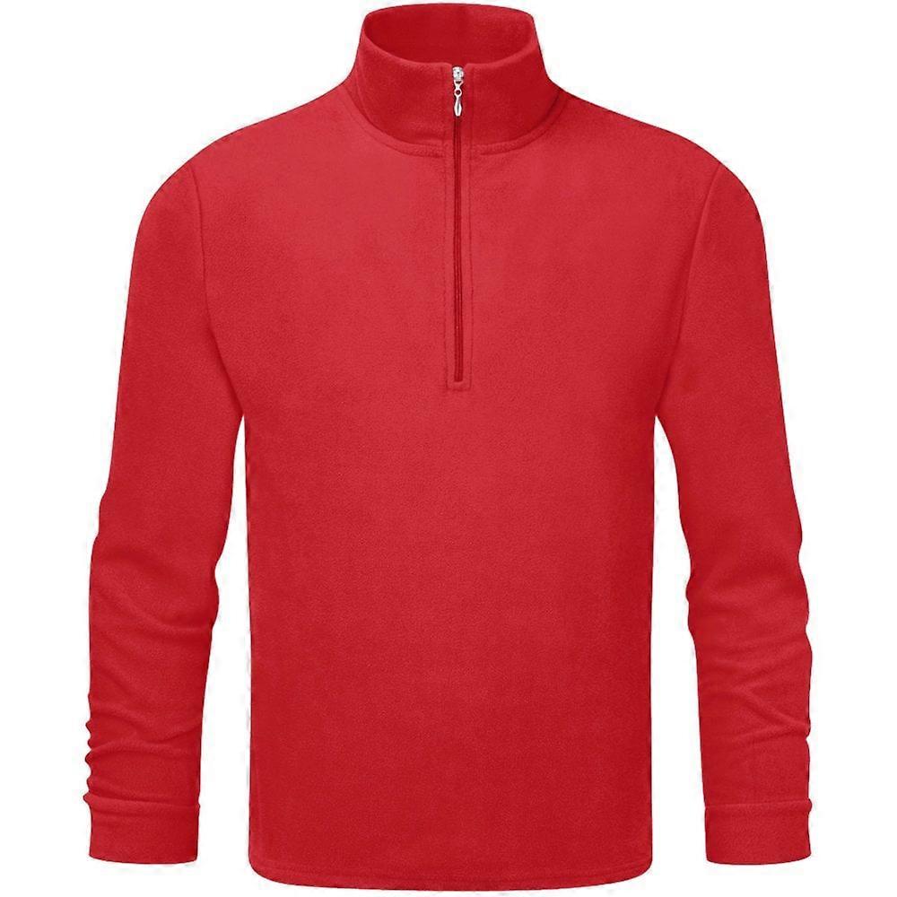 Kids Manbi Kids Microfleece Zip / Red / 9+