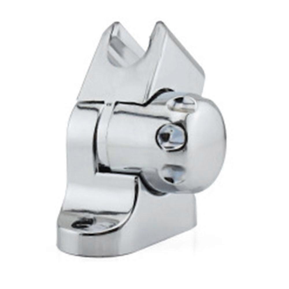 2-Pack Adjustable Shower Brackets - Universal Angle Mounts (Silver)