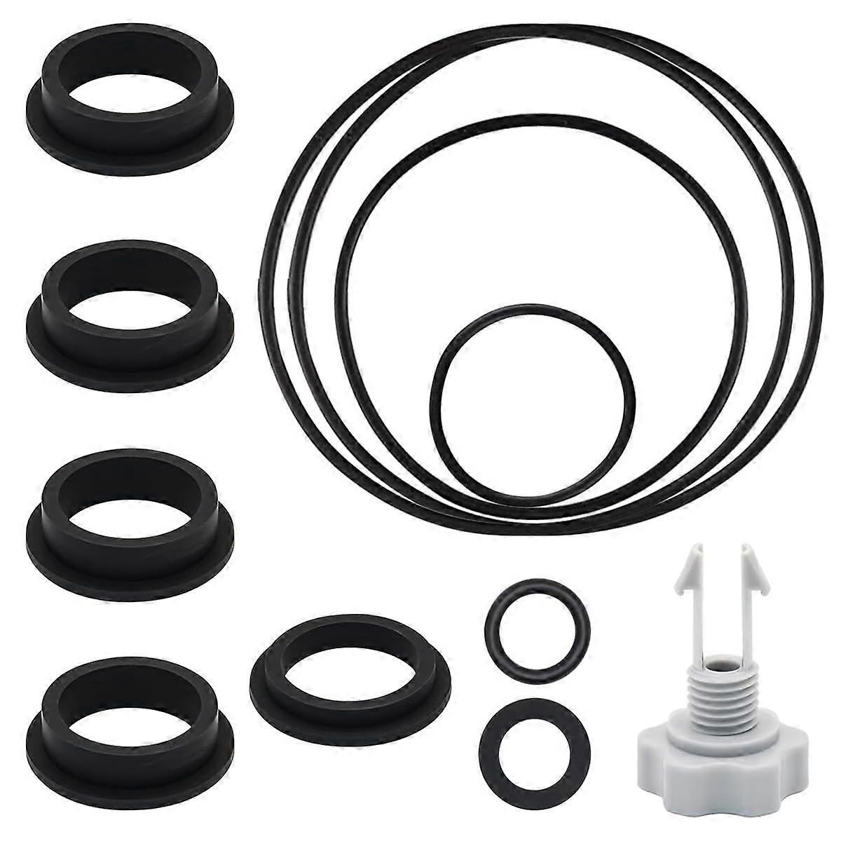 Sand Filter Replacement Parts for Intex Sand Filter Pumps, 25013, 1 Air Release Valve and 11 ORing Seals